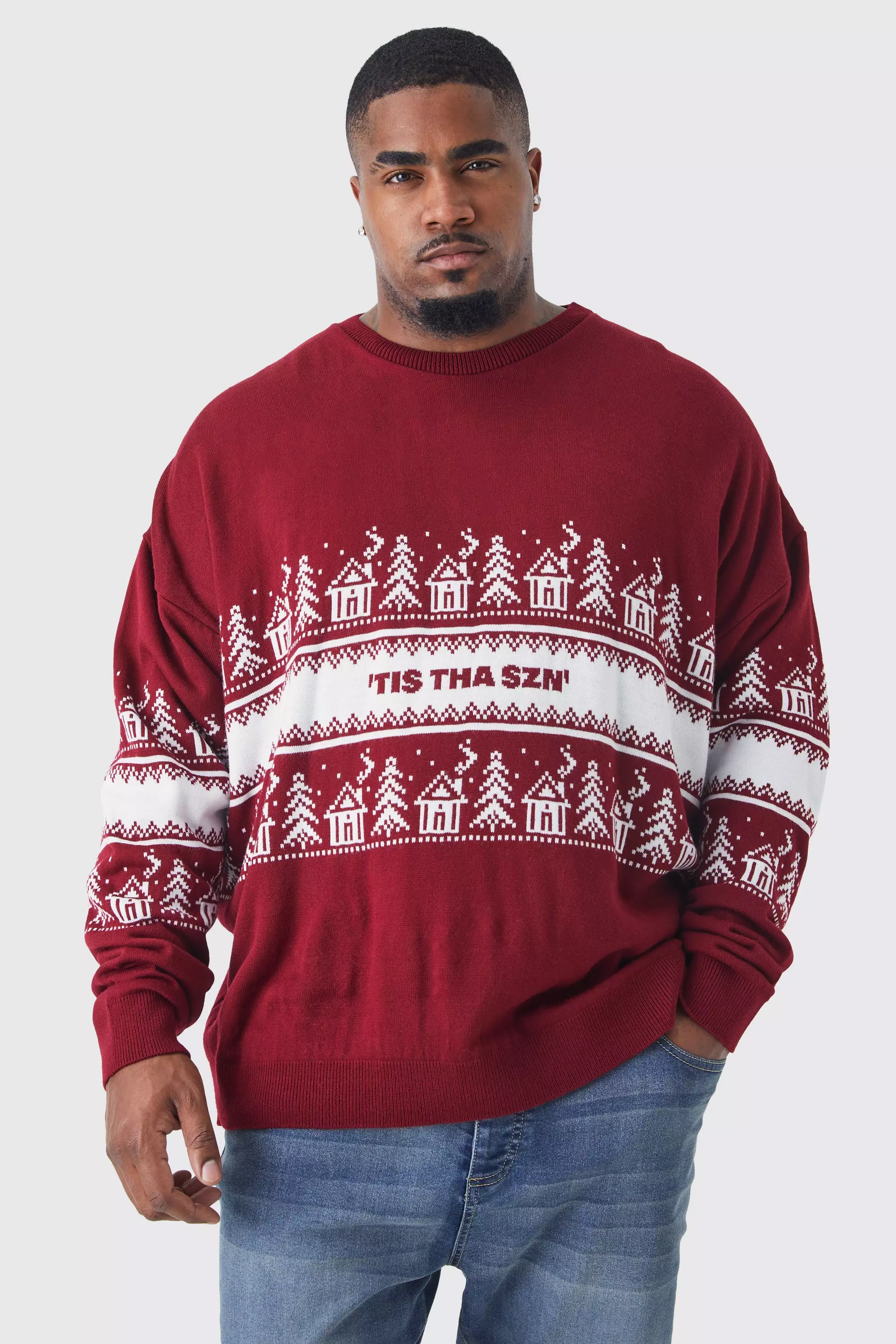 Oversized store christmas sweatshirt