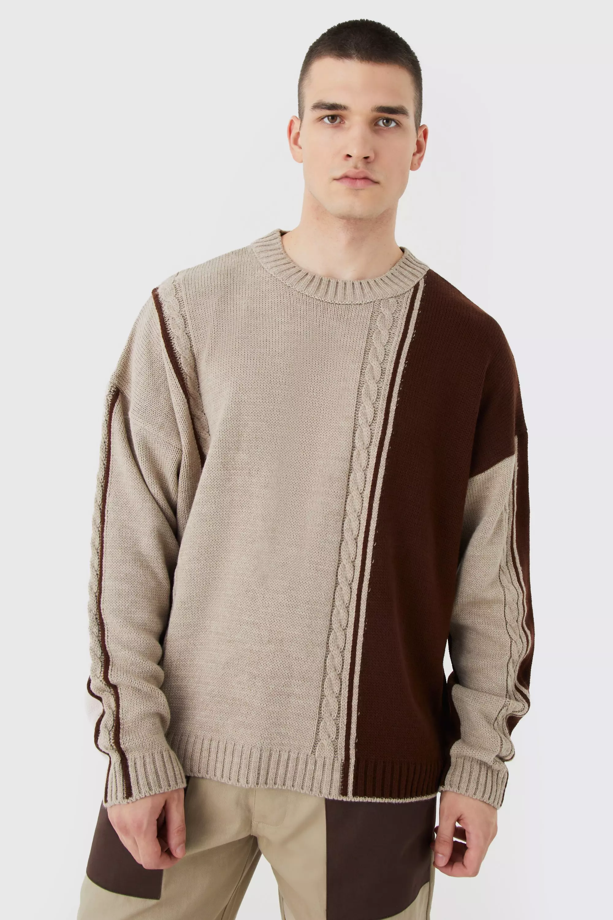 Acne studios outlet color block sweater