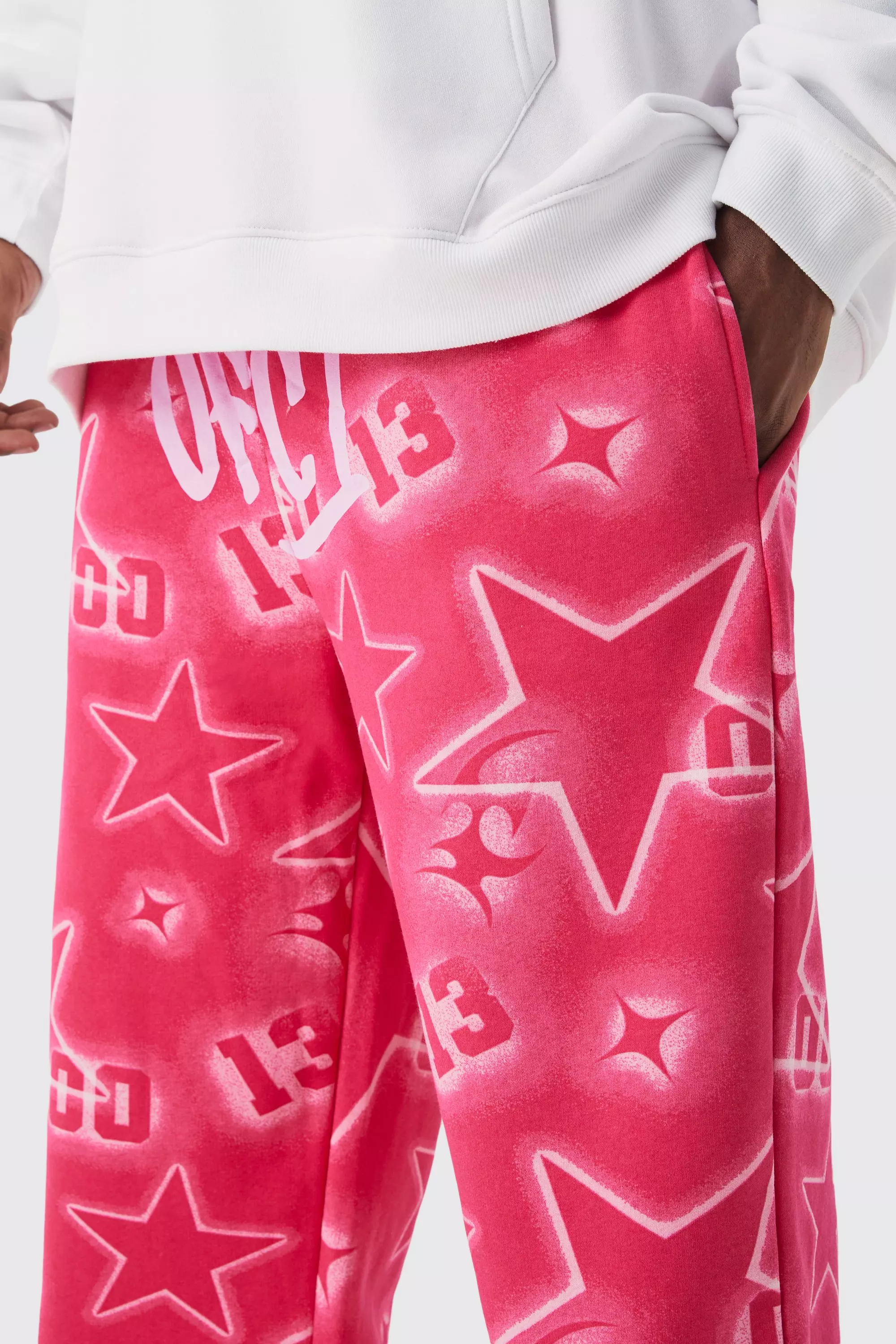 Sam Beach Corporation, relaxed fit, multi coloured, graffiti pants – Dibkast