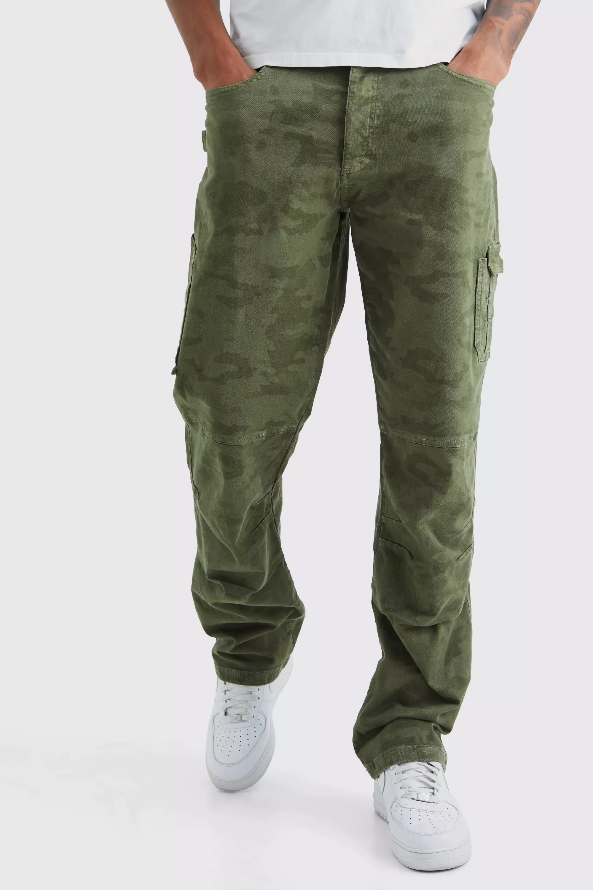 Camo hot sale trousers tall