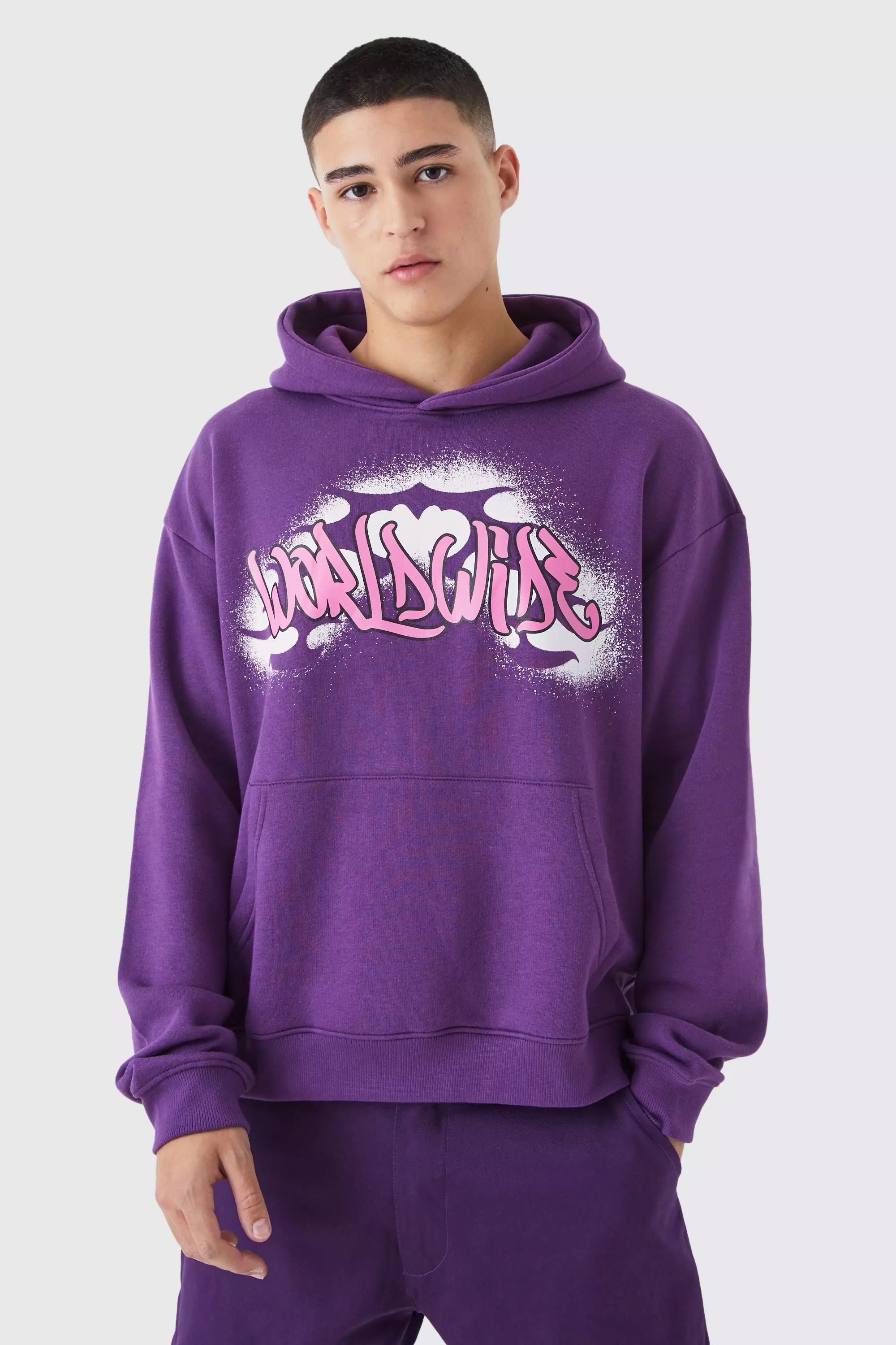 Oversized Boxy Official Hoodie boohooMAN