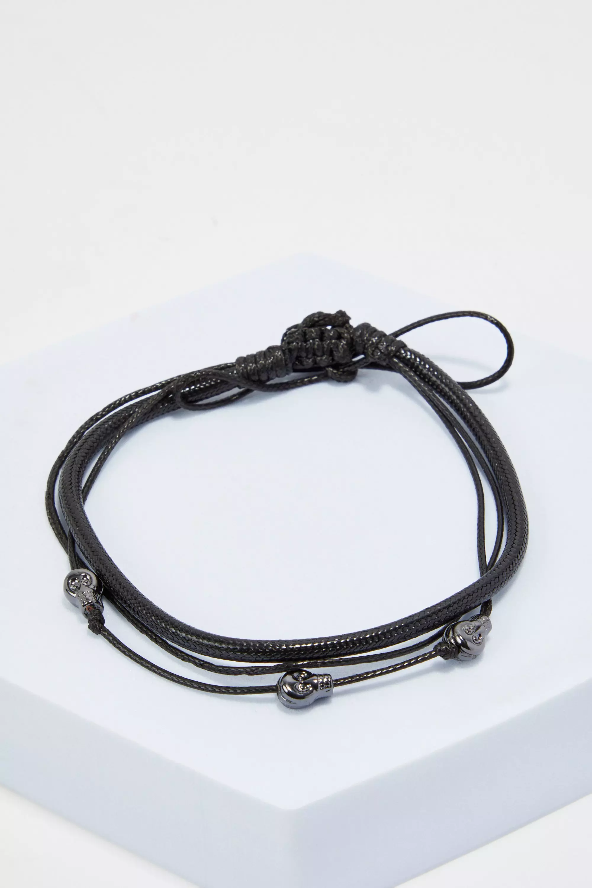 Skull rope shop bracelet