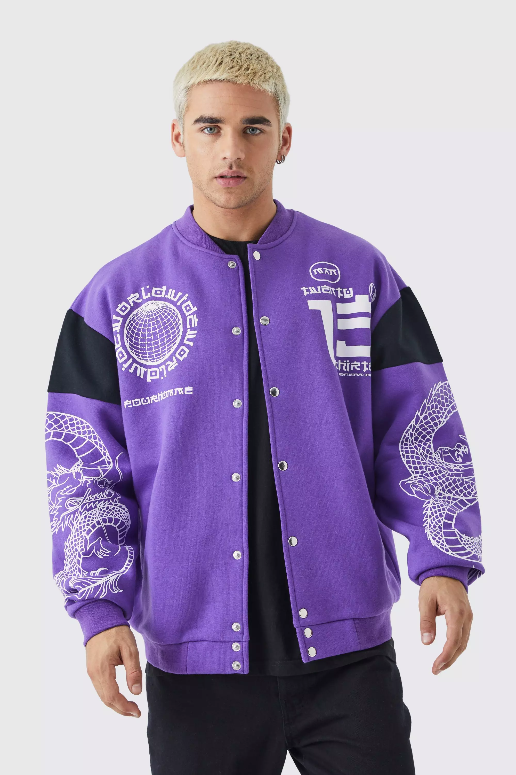 Mens jersey outlet bomber