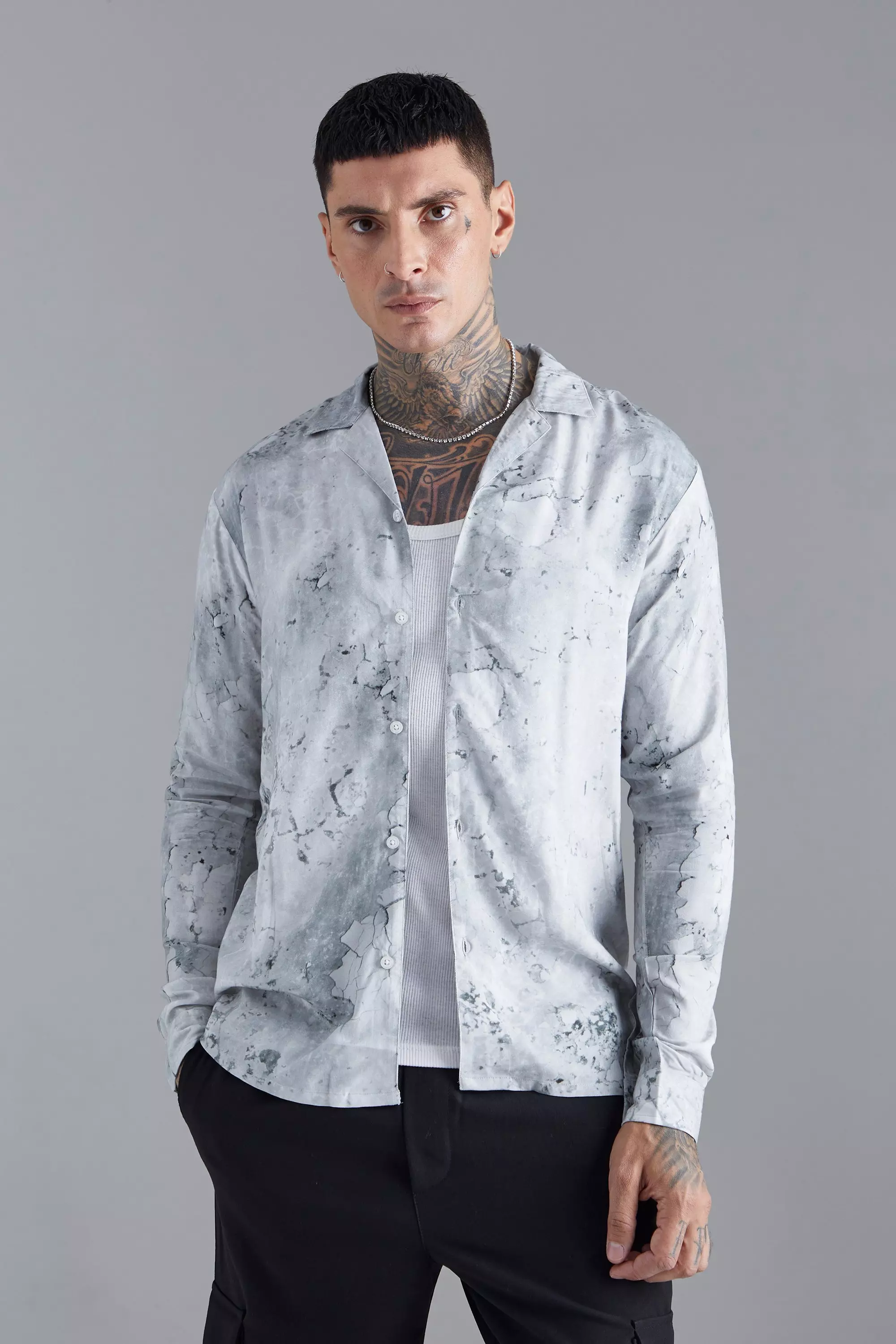 Viscose overhemd hot sale