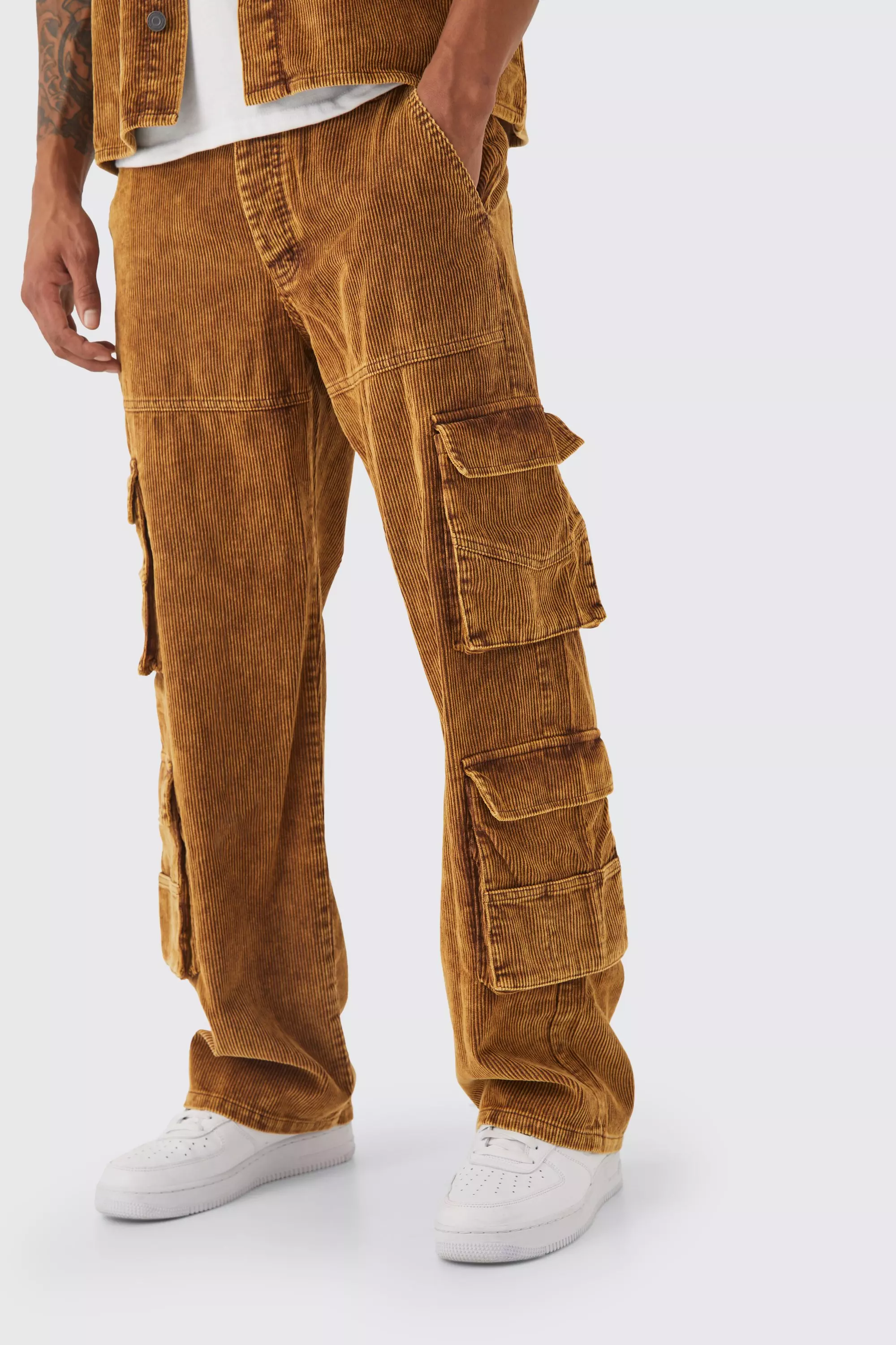 Cord cargo sale trousers