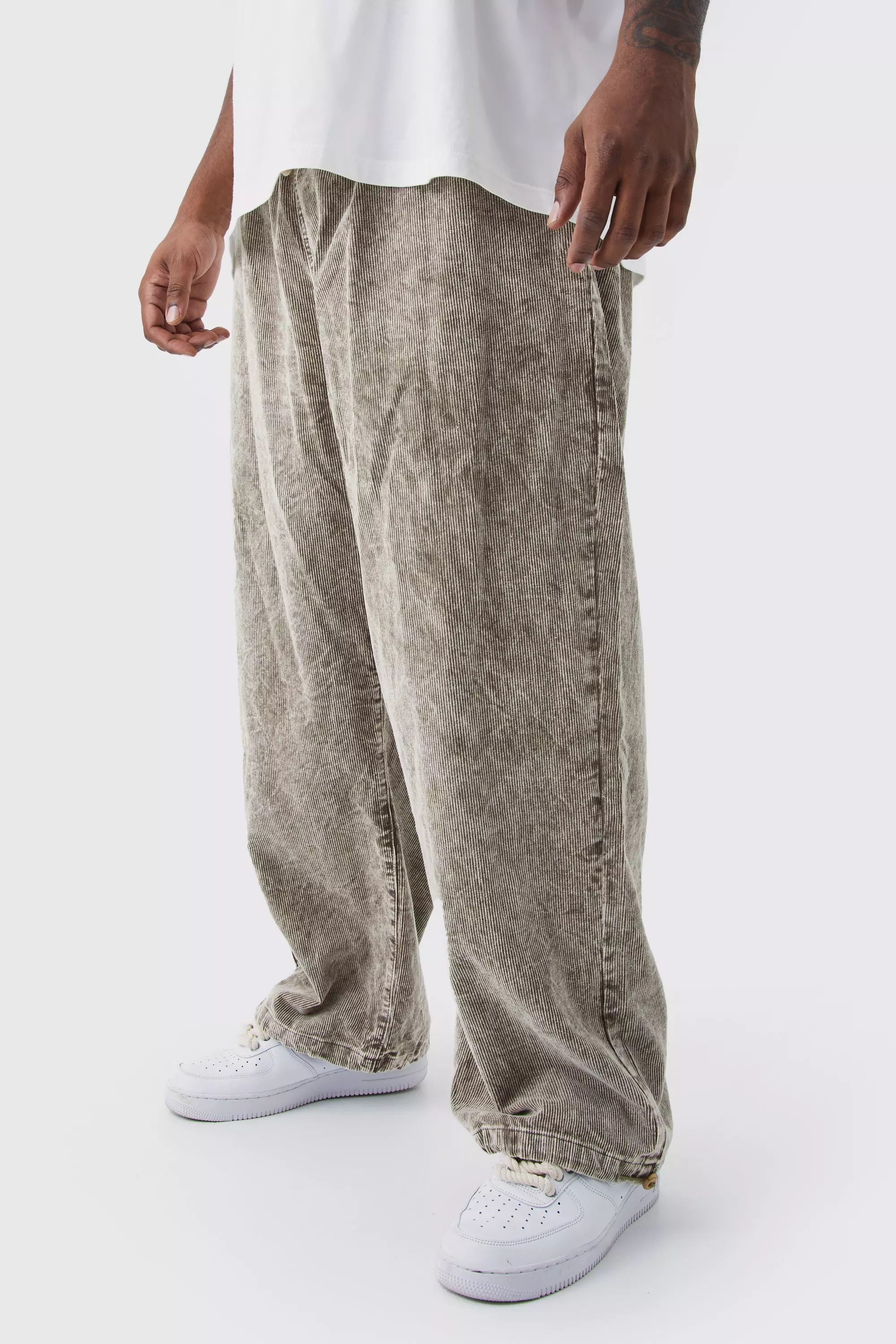 Relaxed Fit Sweatpants - Taupe - Men