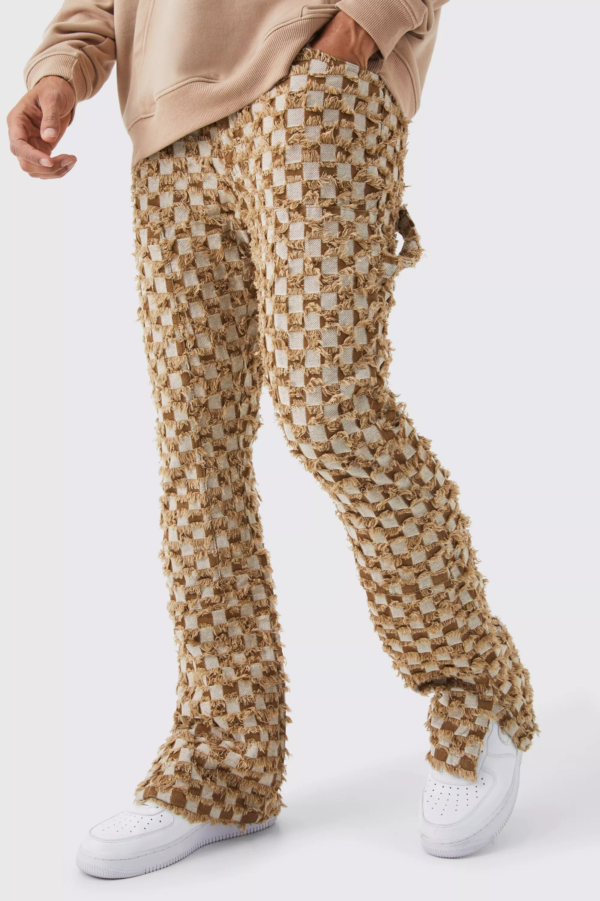 monogram tapestry pants