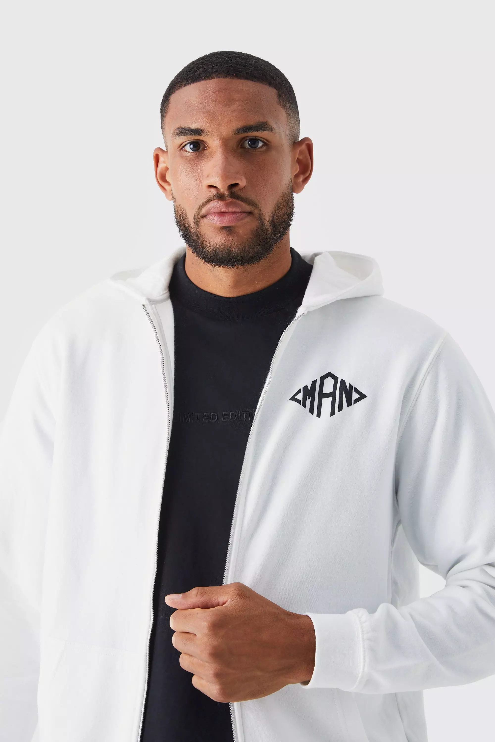 Tall zip outlet hoodie