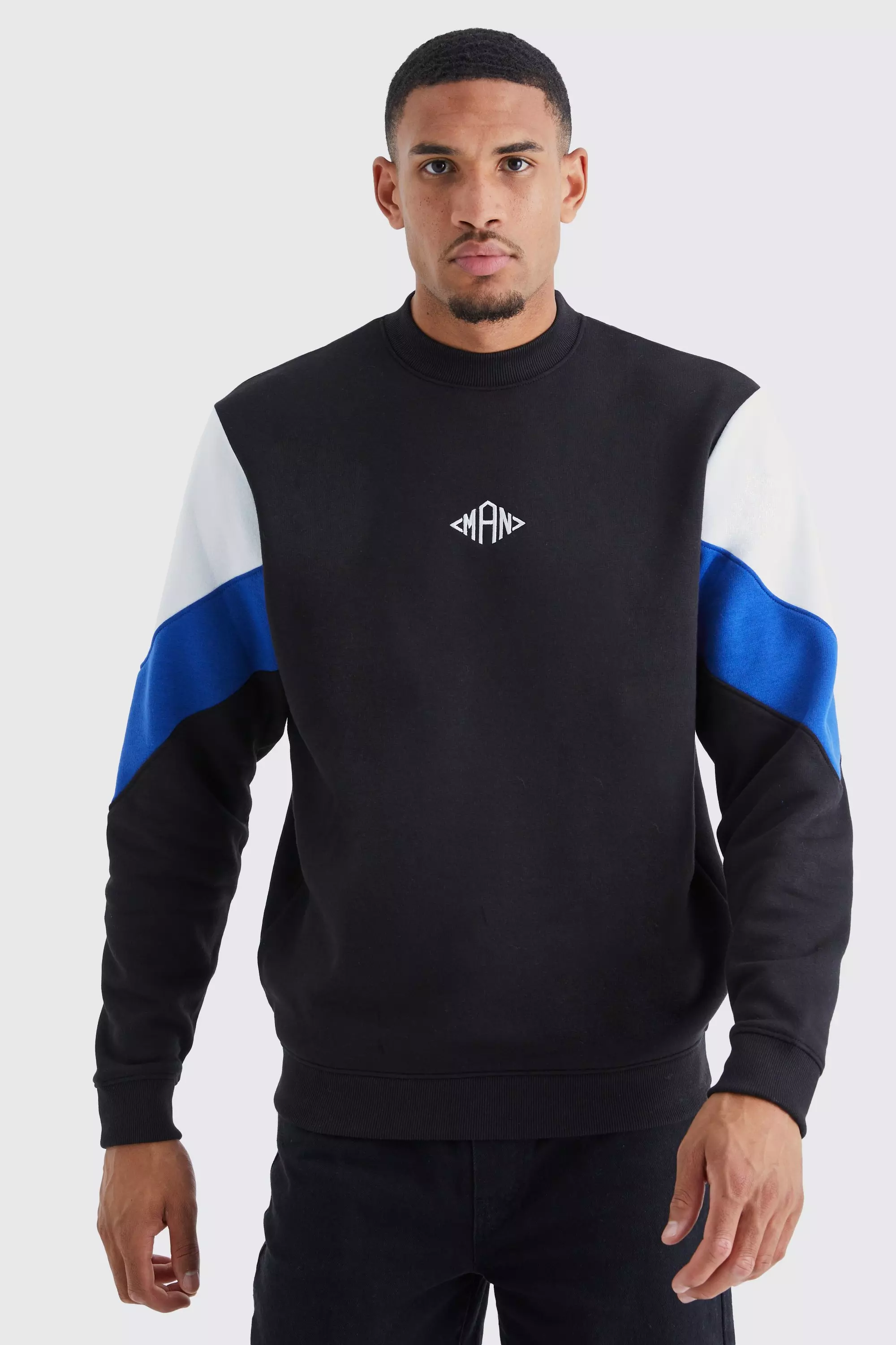 Nike colourblock crewneck online sweatshirt