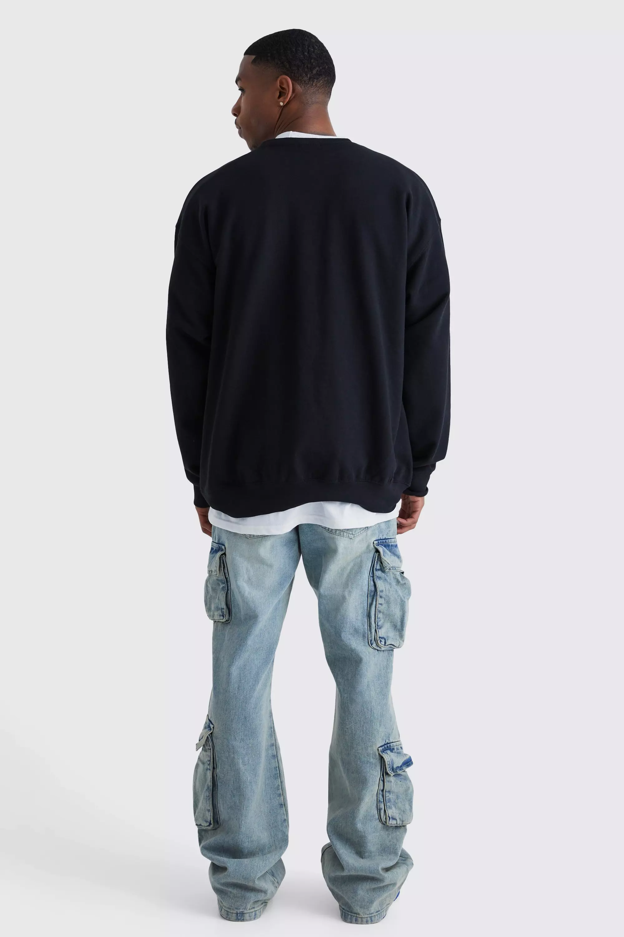 Oversized Homme Graphic Sweatshirt boohooMAN USA