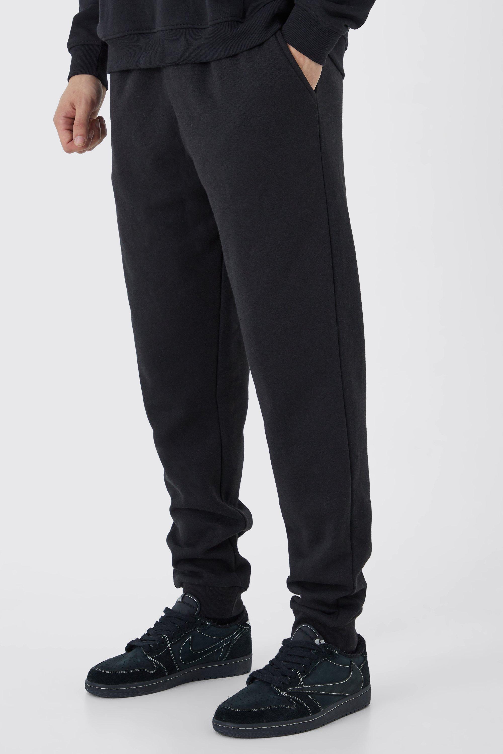 Mens Black Tall Core Fit Basic Jogger, Black