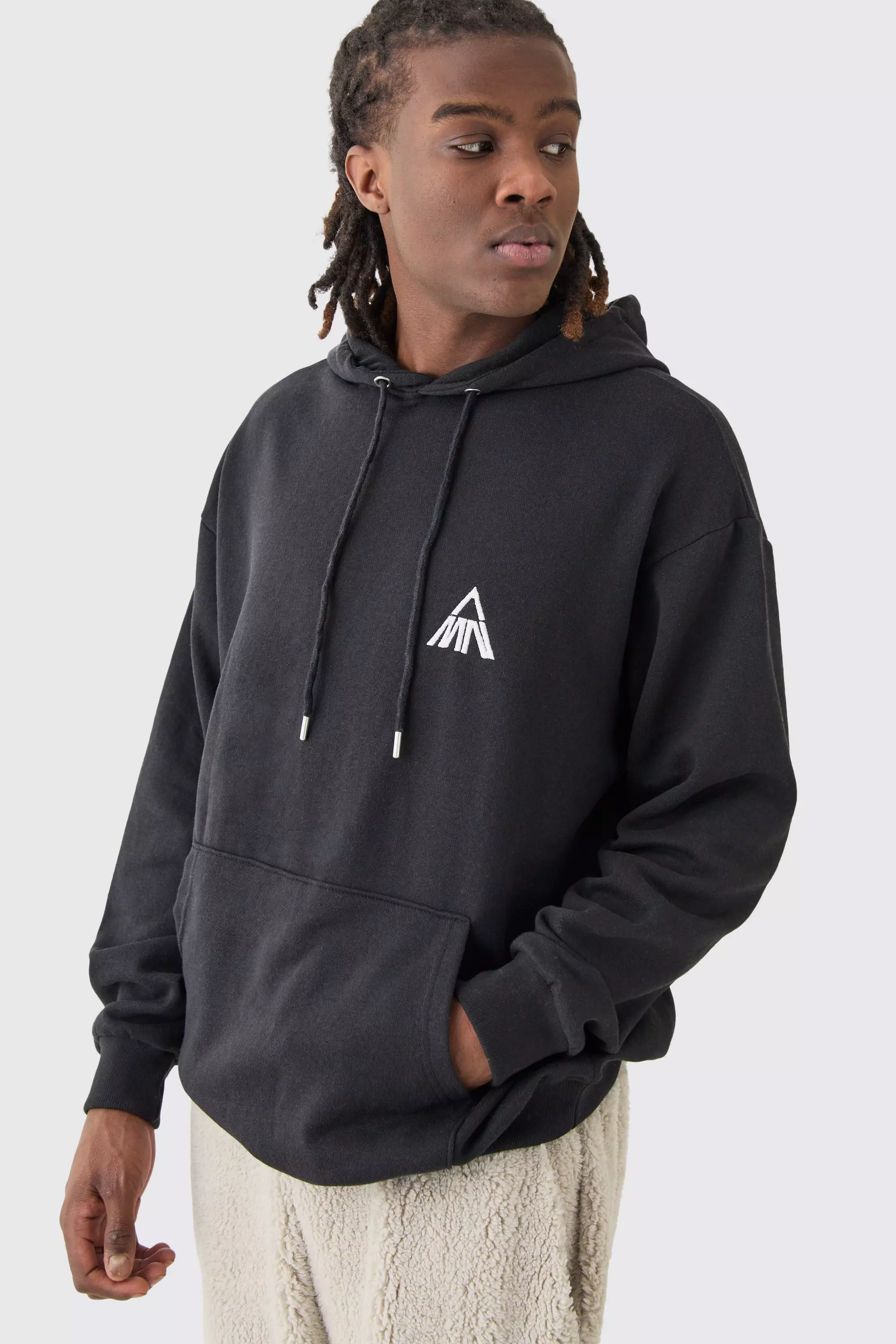 Oversized Man Basic Hoodie