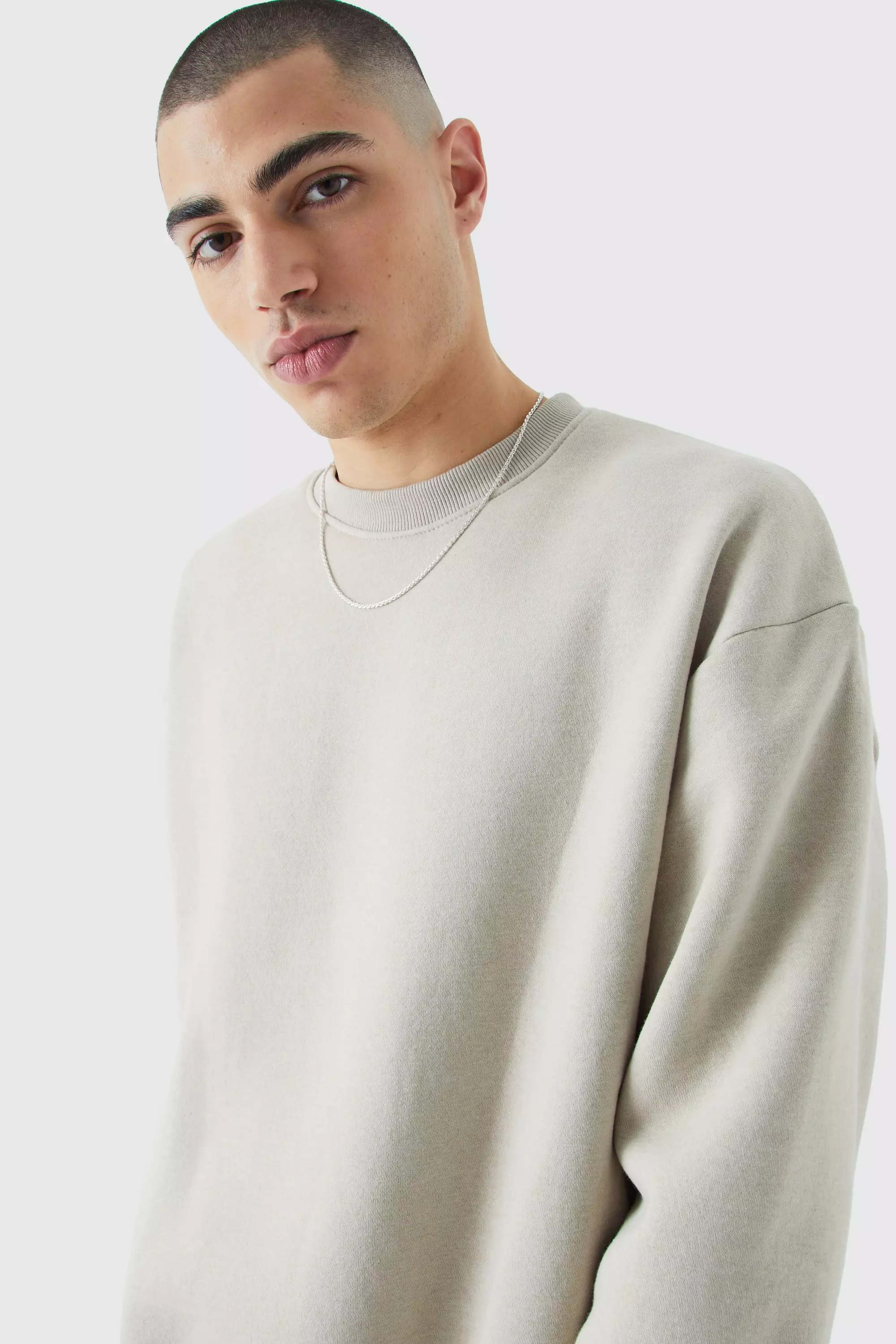 Oversized basic sweatshirt new arrivals