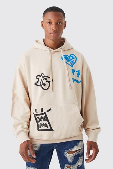 vuitton graffiti hoodie