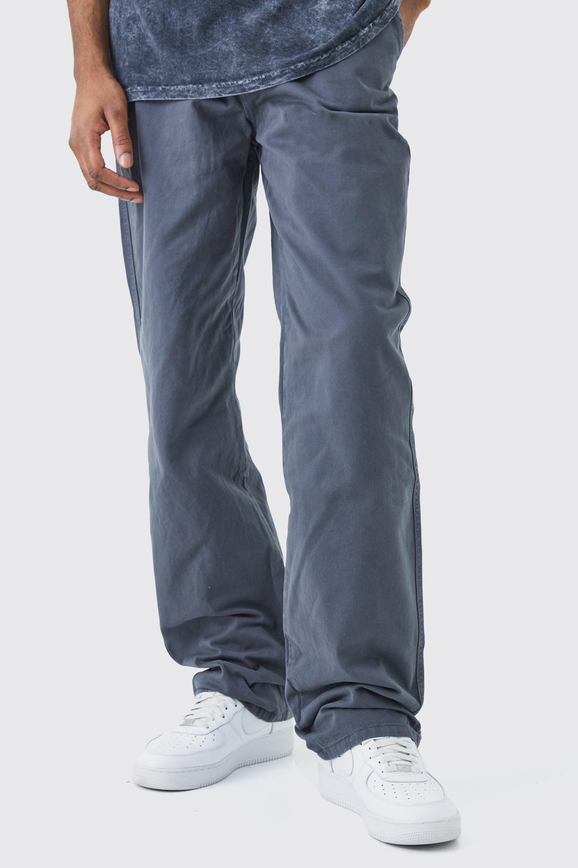 tall - pantalon chino large homme - gris - 30, gris