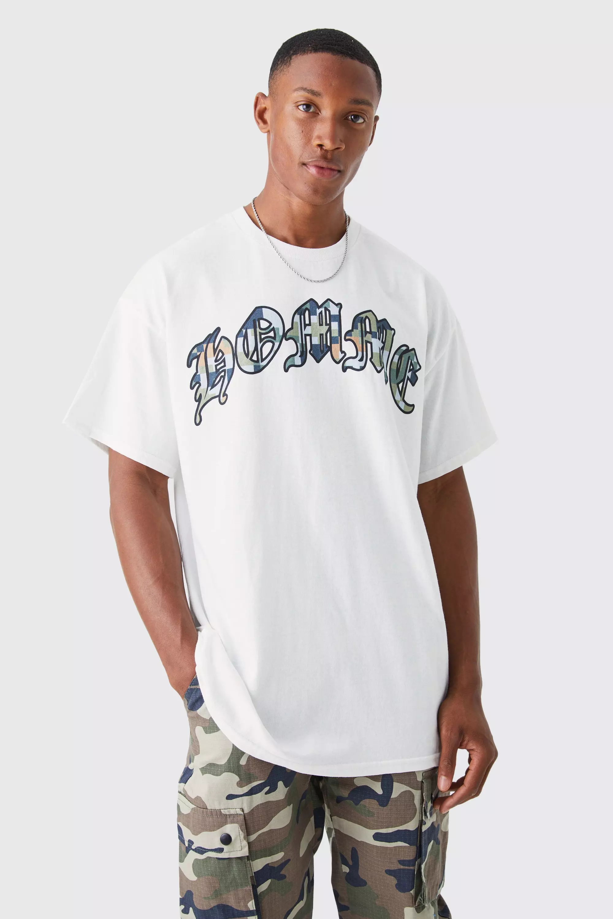 T shirt outlet camouflage homme