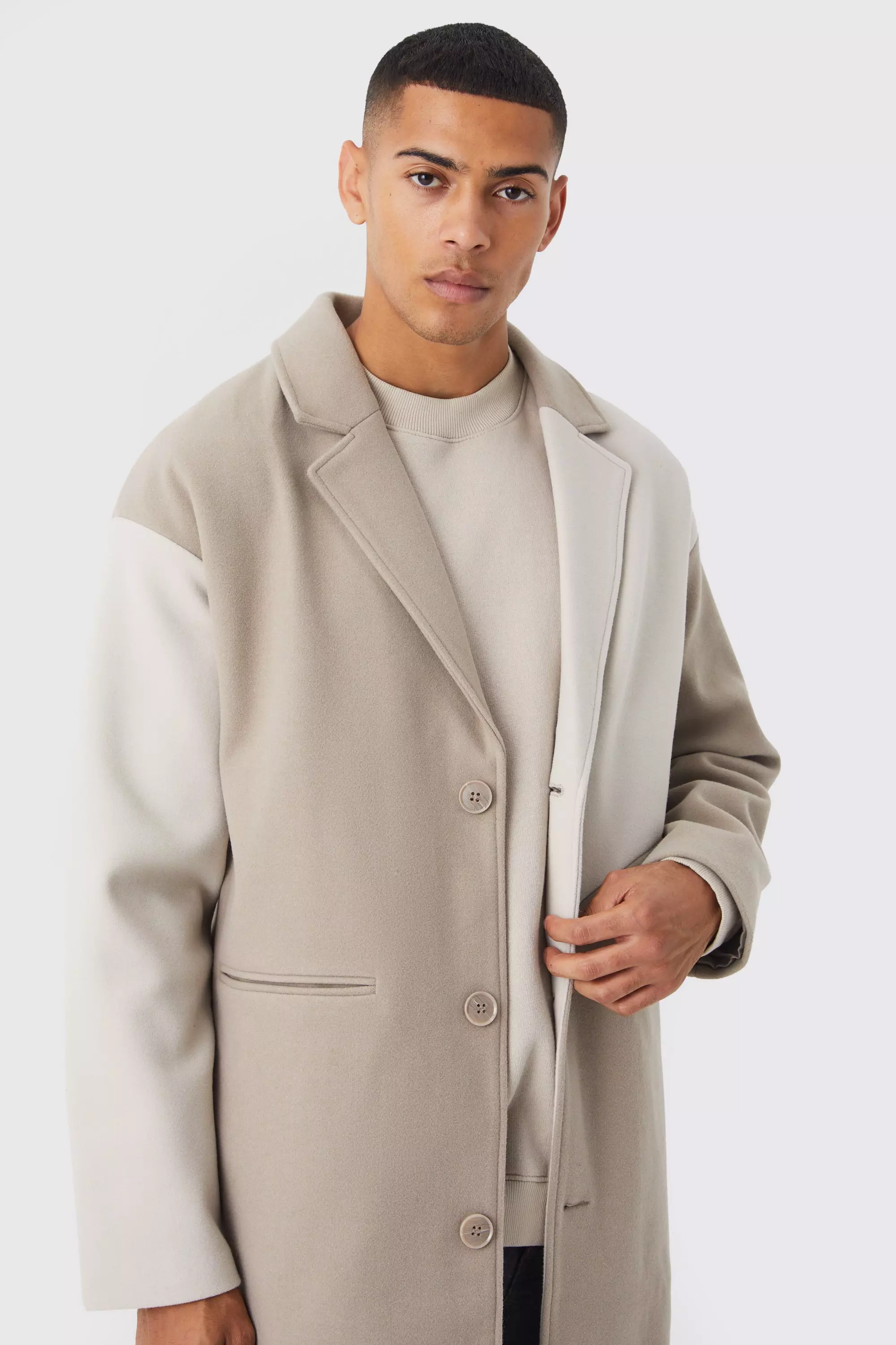 Melton overcoat on sale