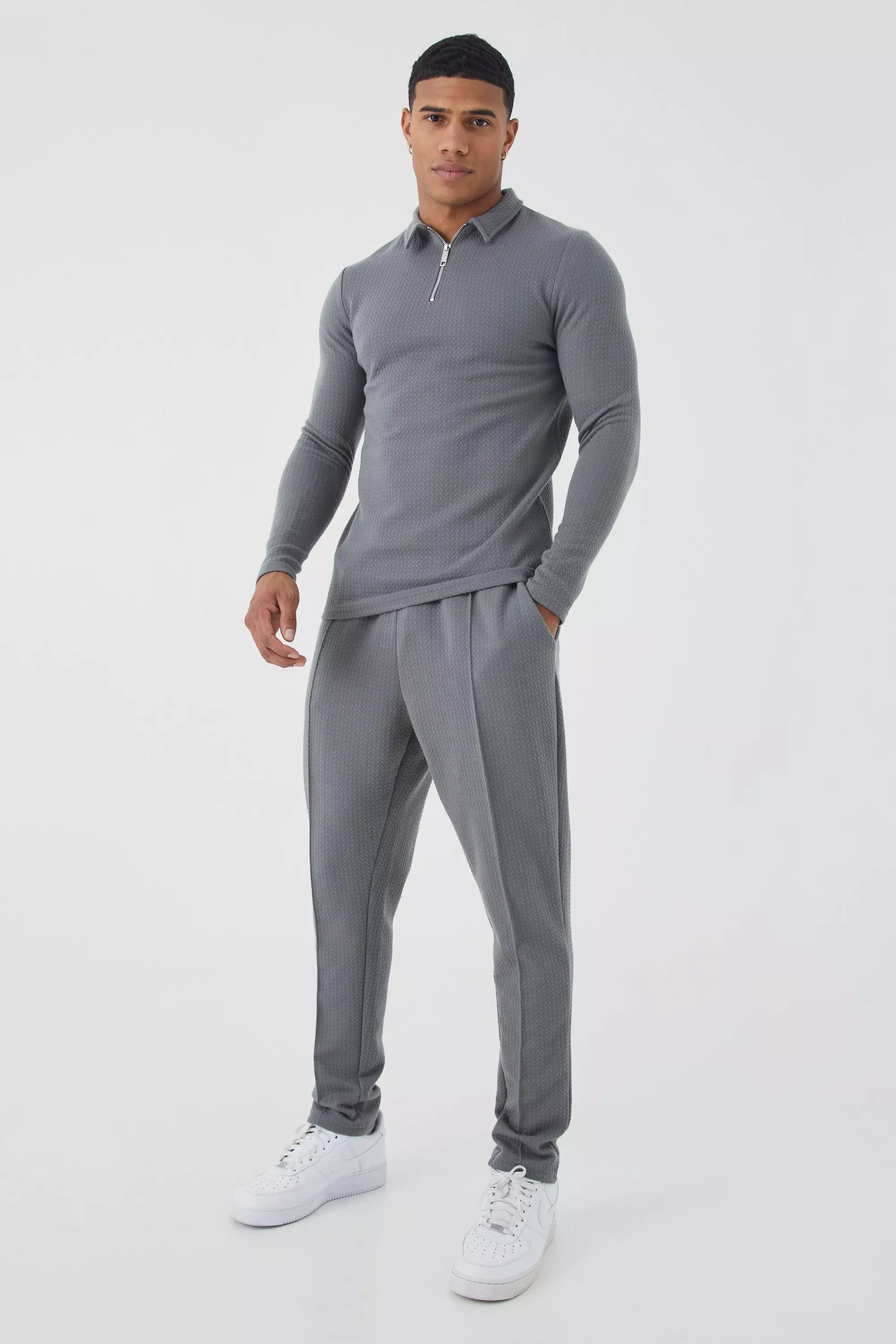 Mens polo jogger store set