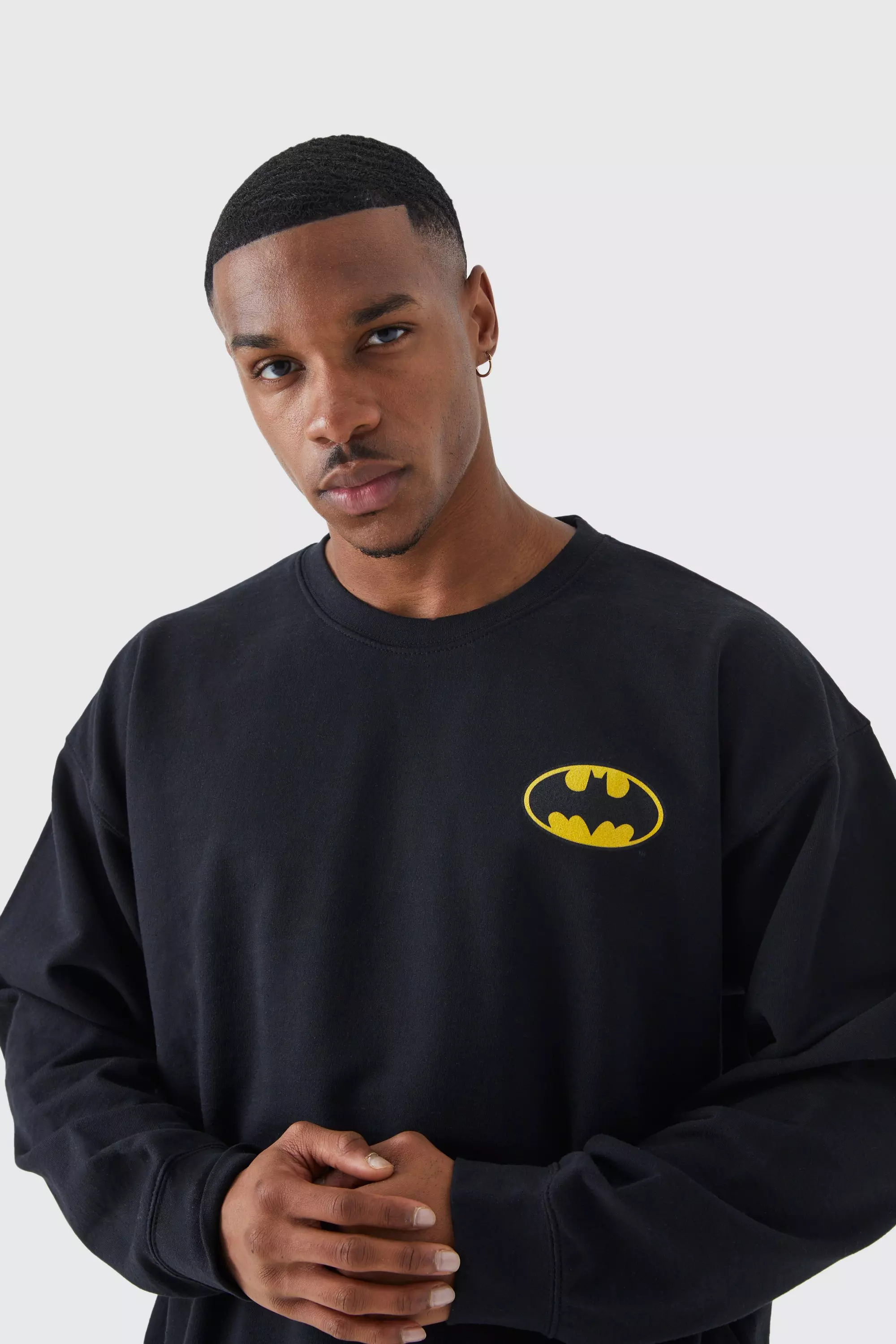 Batman best sale logo sweatshirt