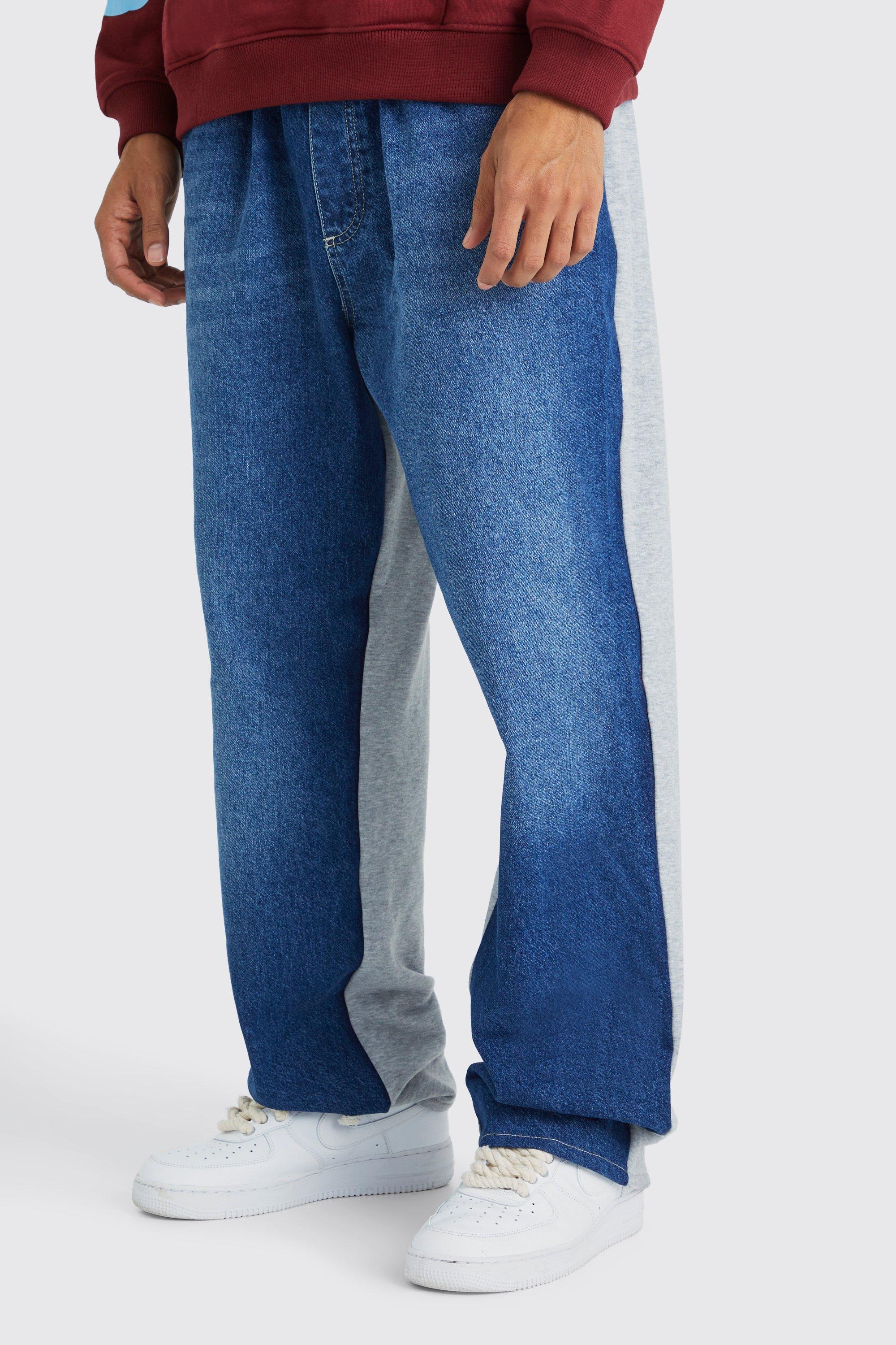 Image of Pantaloni tuta ibridi Tall extra comodi con vita elasticizzata, Azzurro