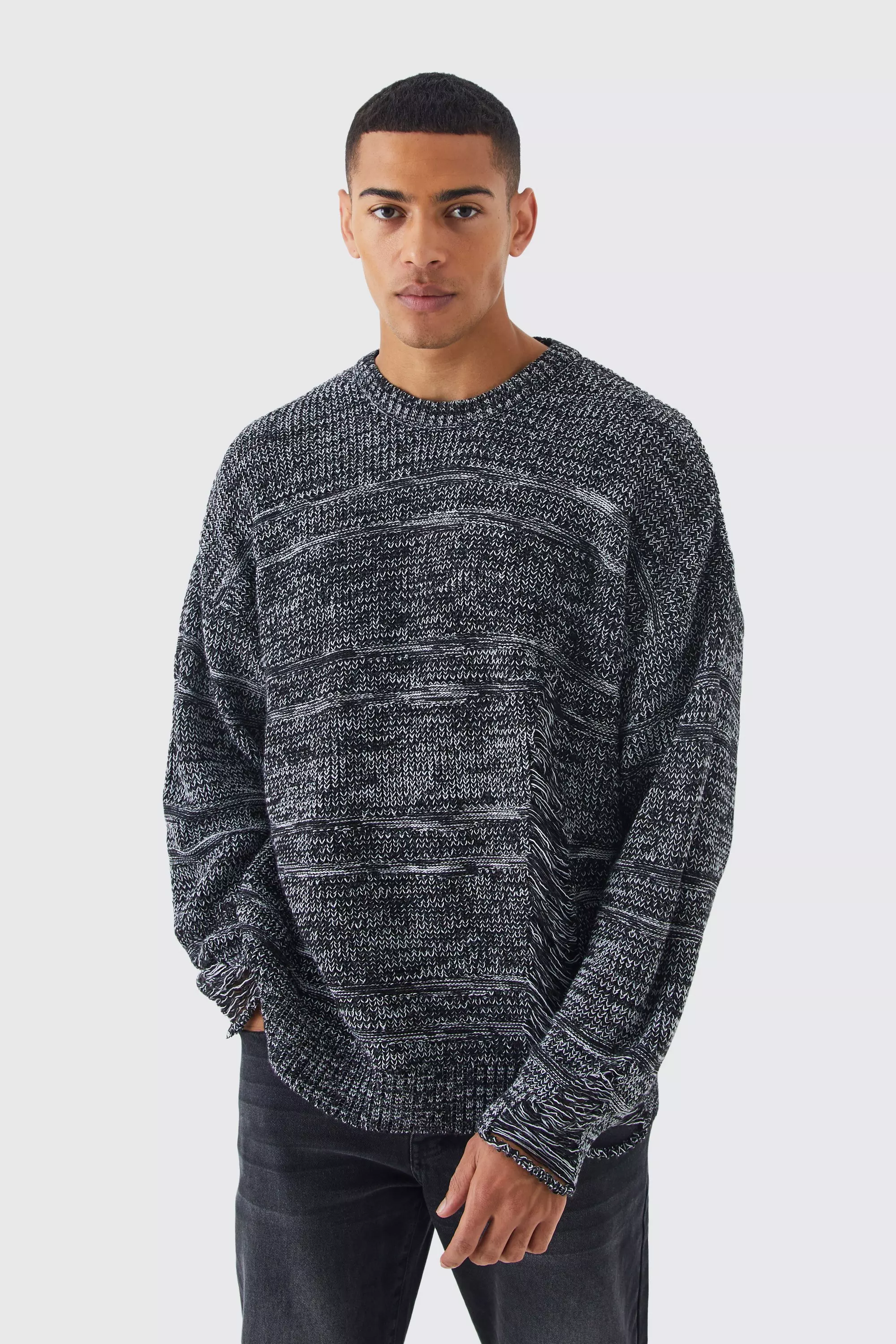 Distressed knit hot sale