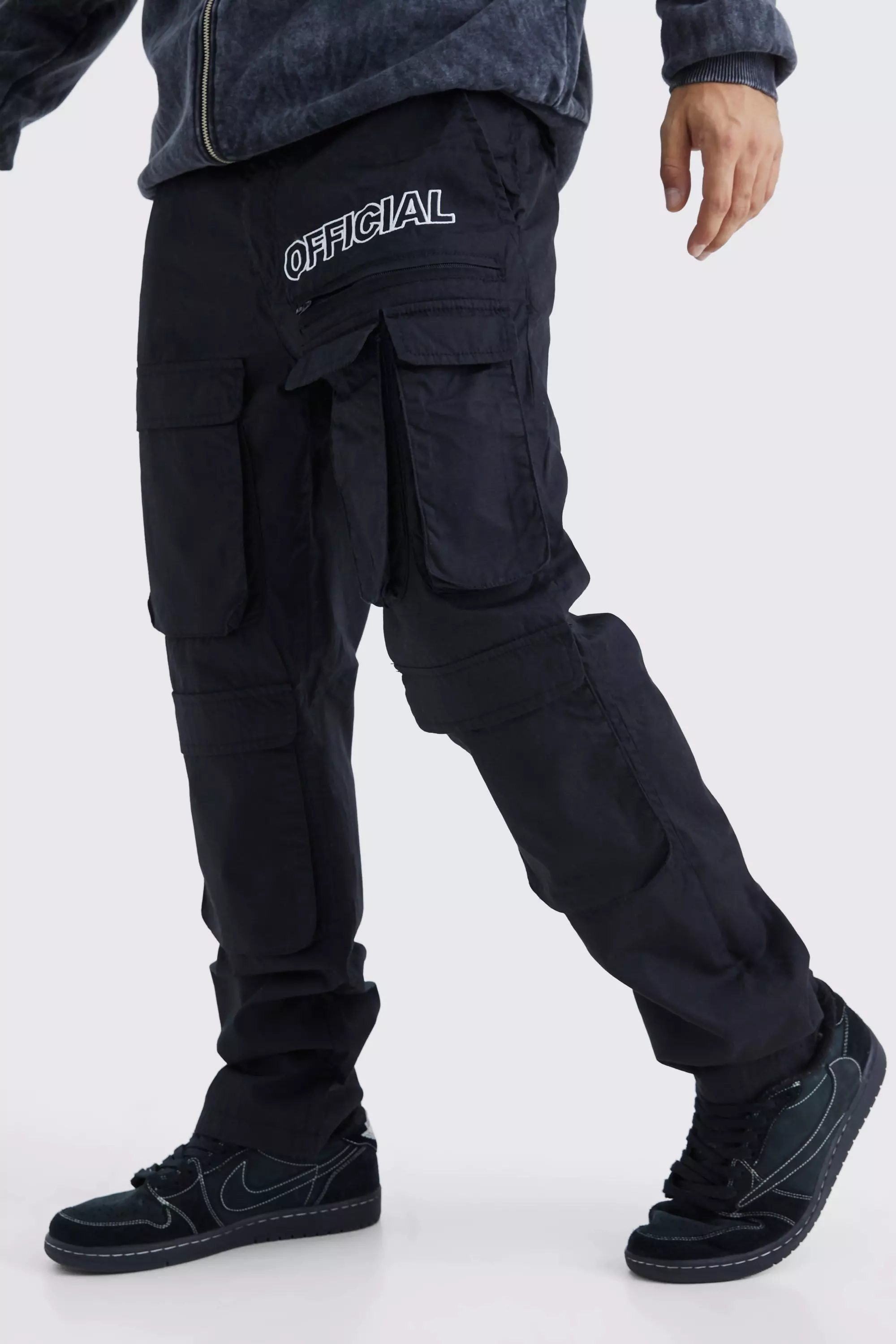 Cargo Ripstop Trouser - Black