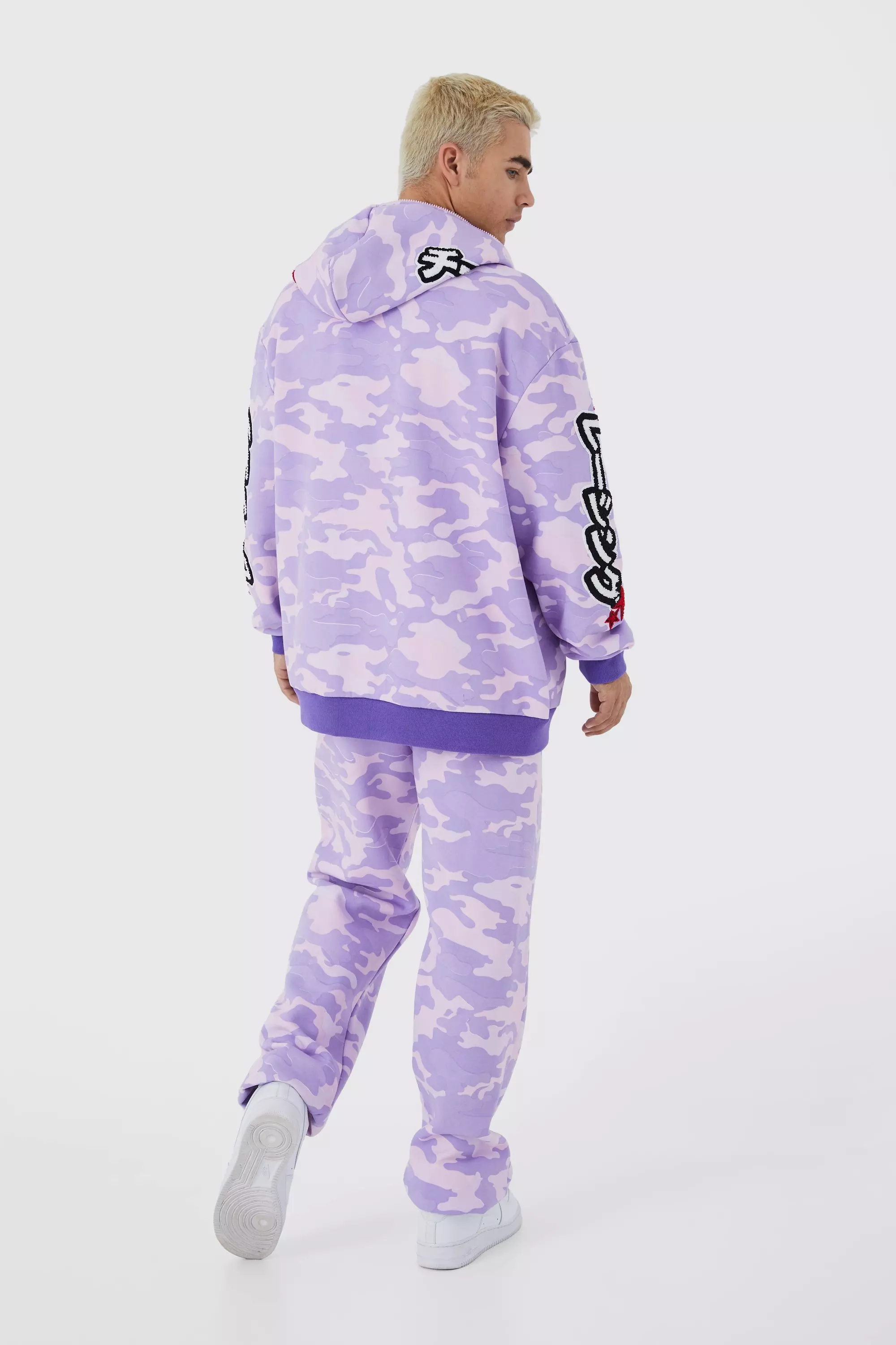 Purple camo best sale hoodie mens