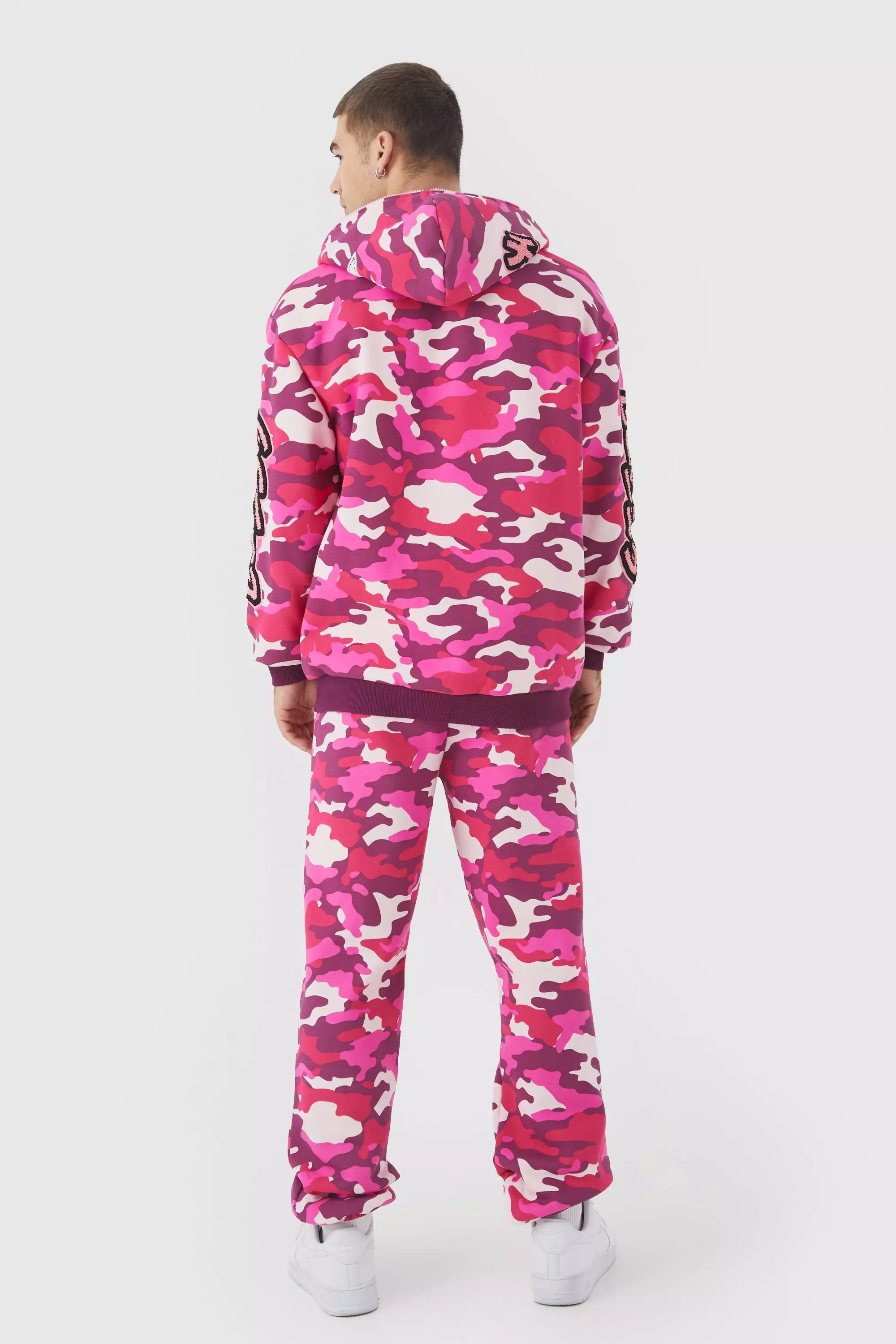 Pink top camo sweatsuit