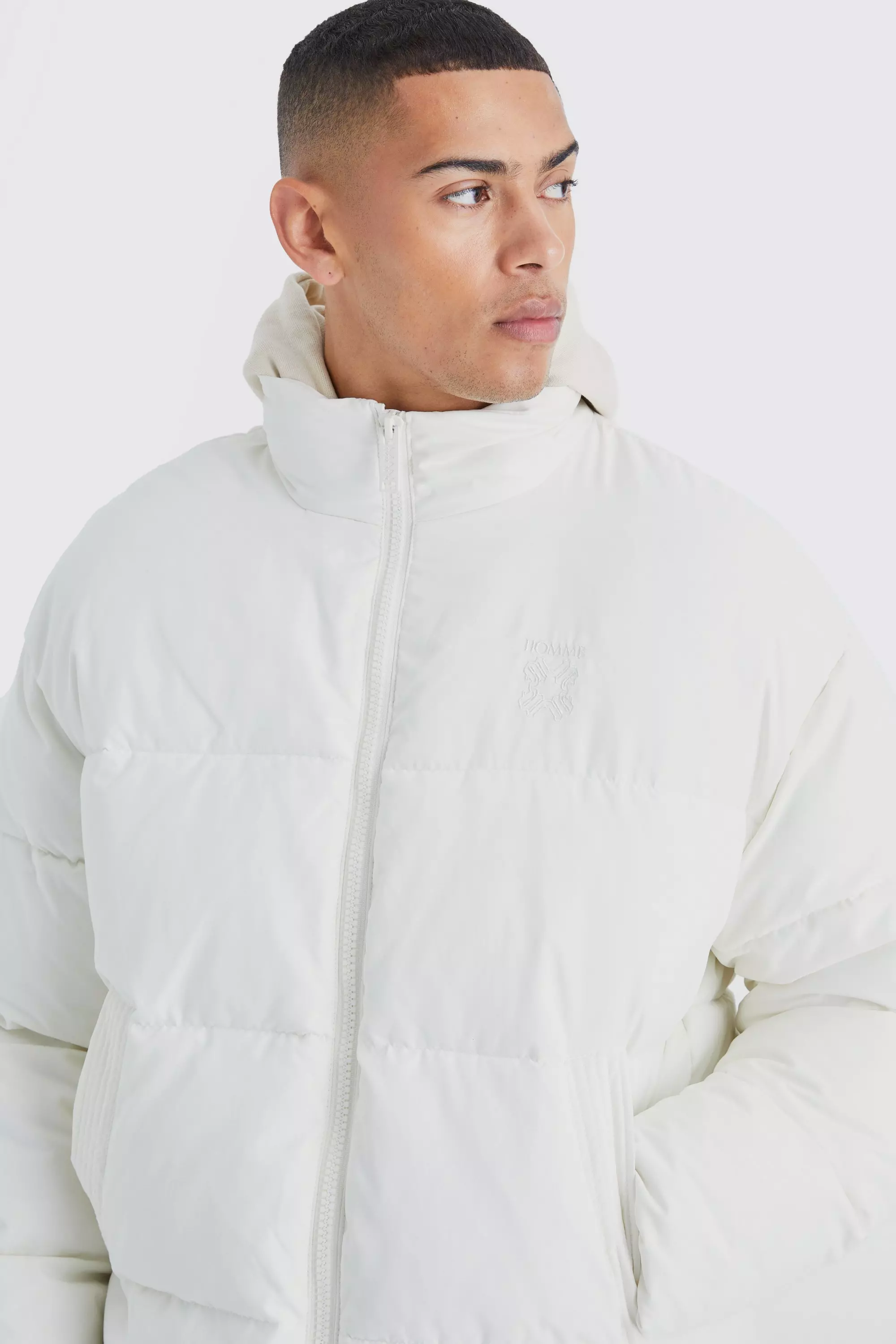 Doudoune blanche outlet oversize