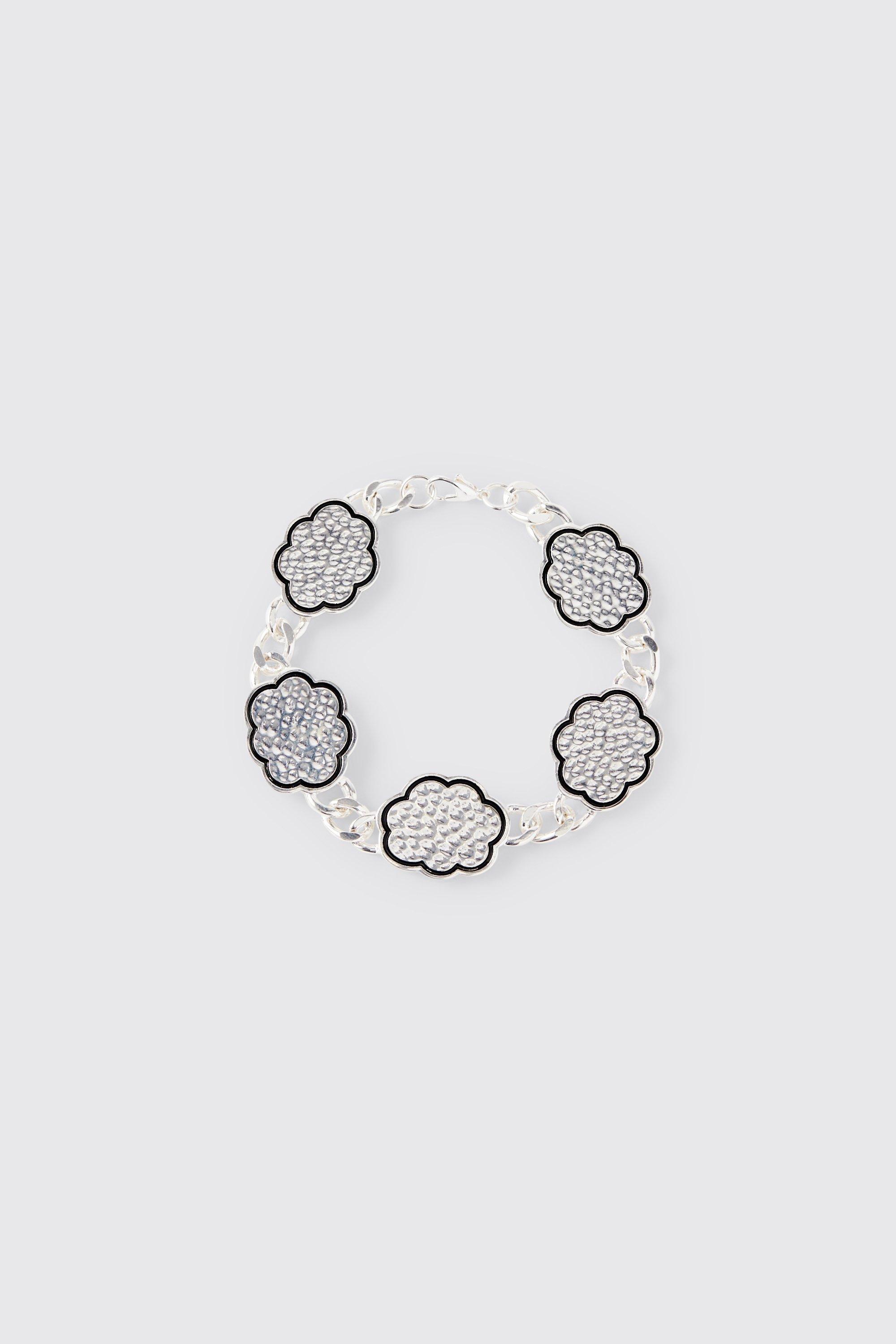 Mens Grey Cloud Bracelet, Grey