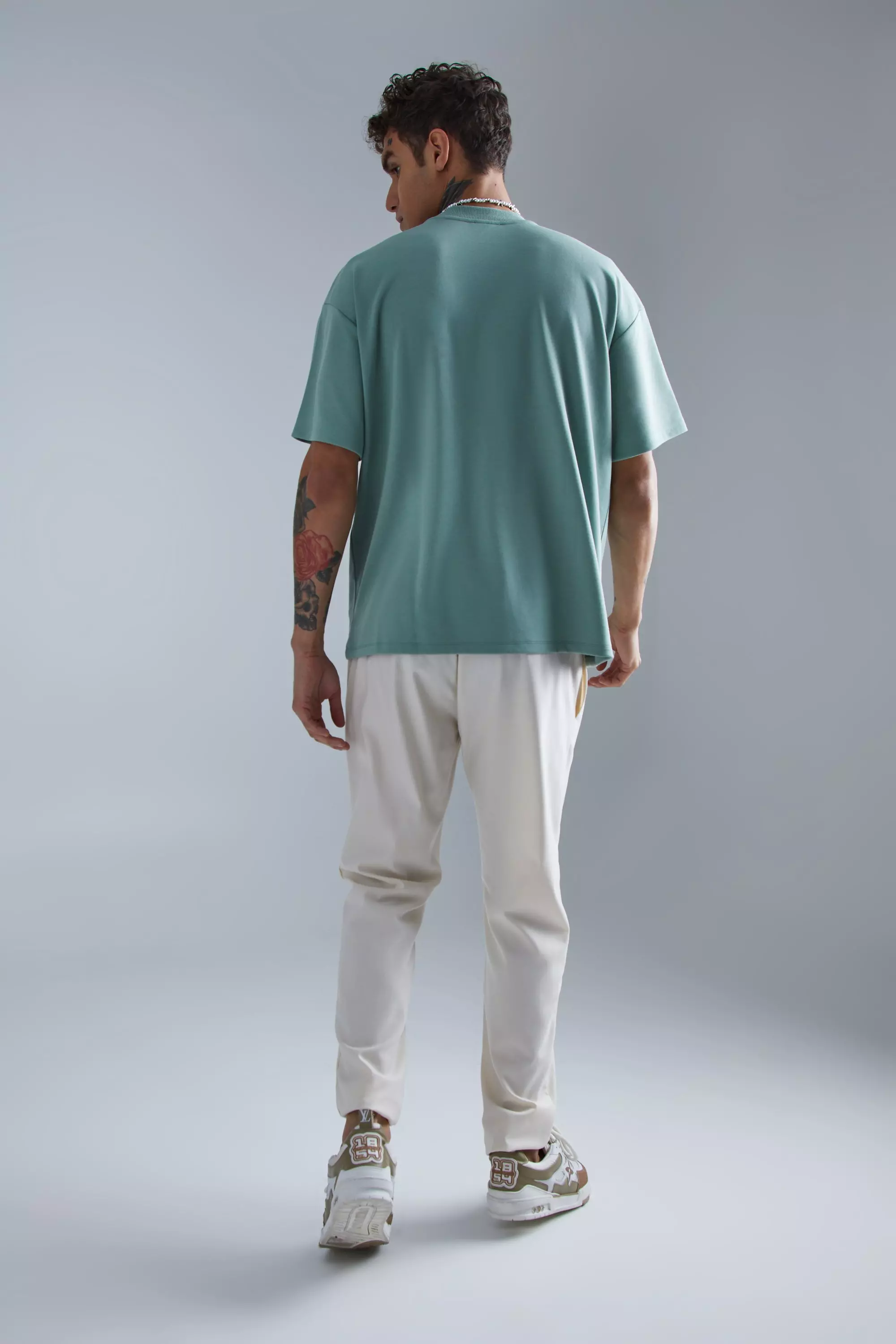 Premium Super Heavyweight Oversized T-shirt | boohooMAN USA