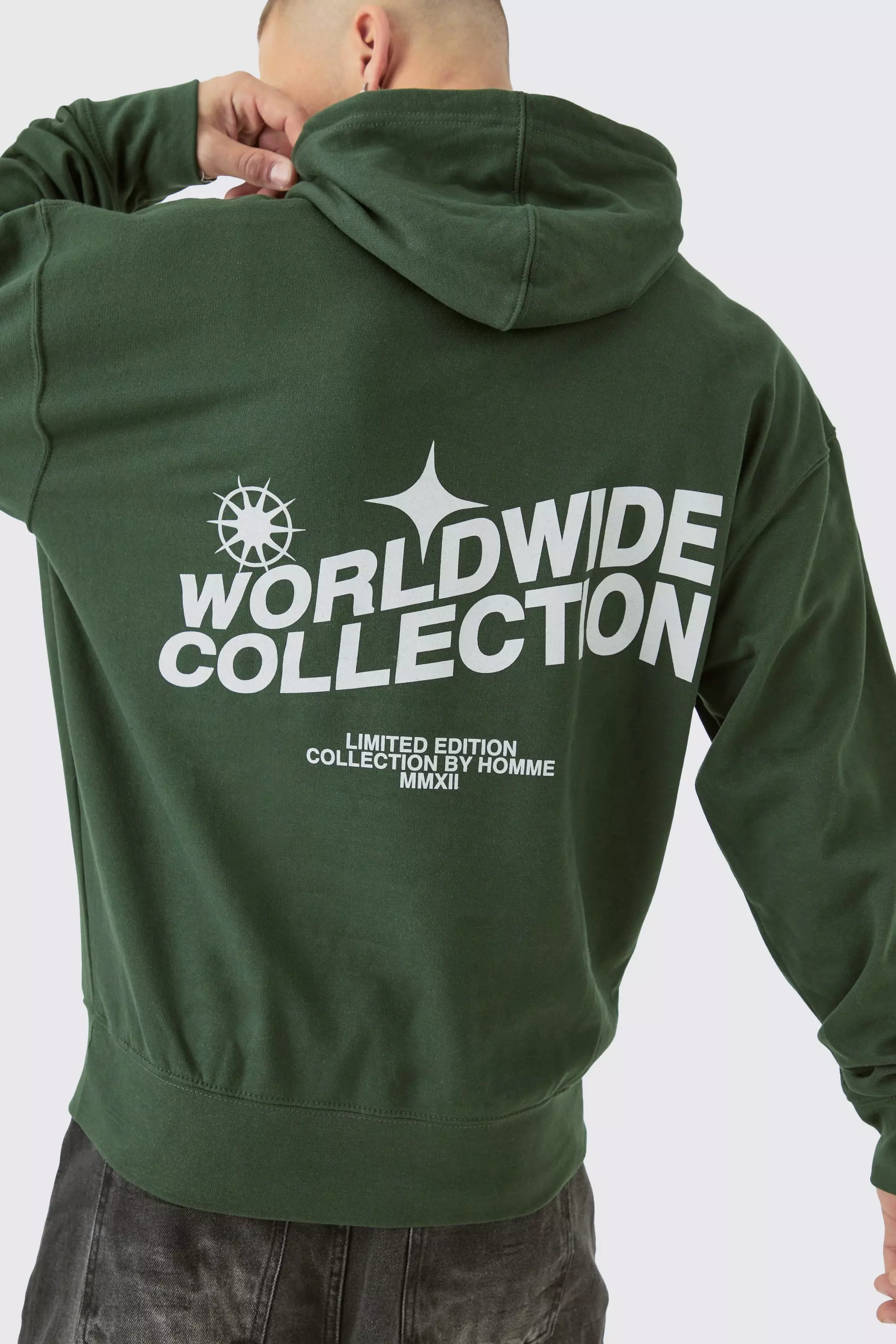 Green graphic hoodie new arrivals