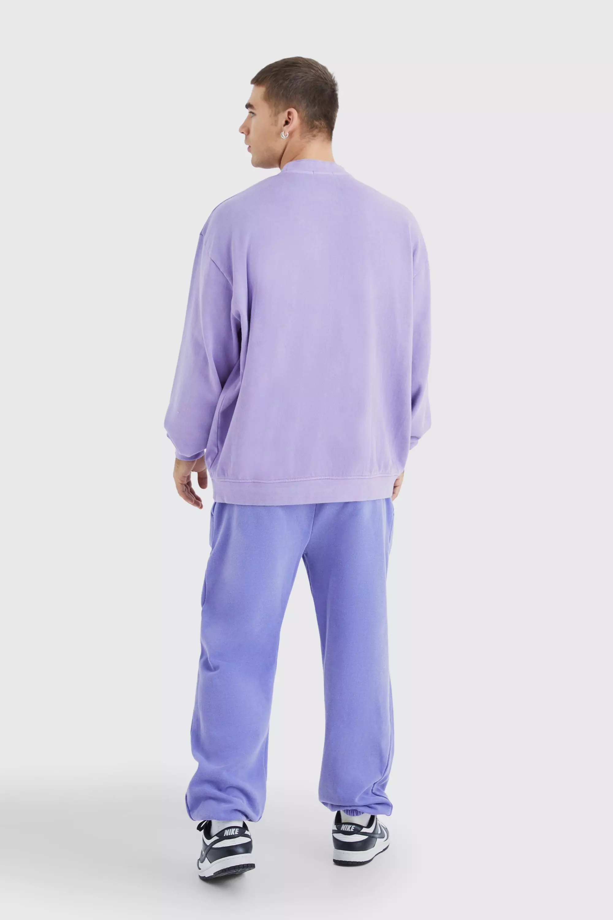 Purple discount oversized sweatshirt