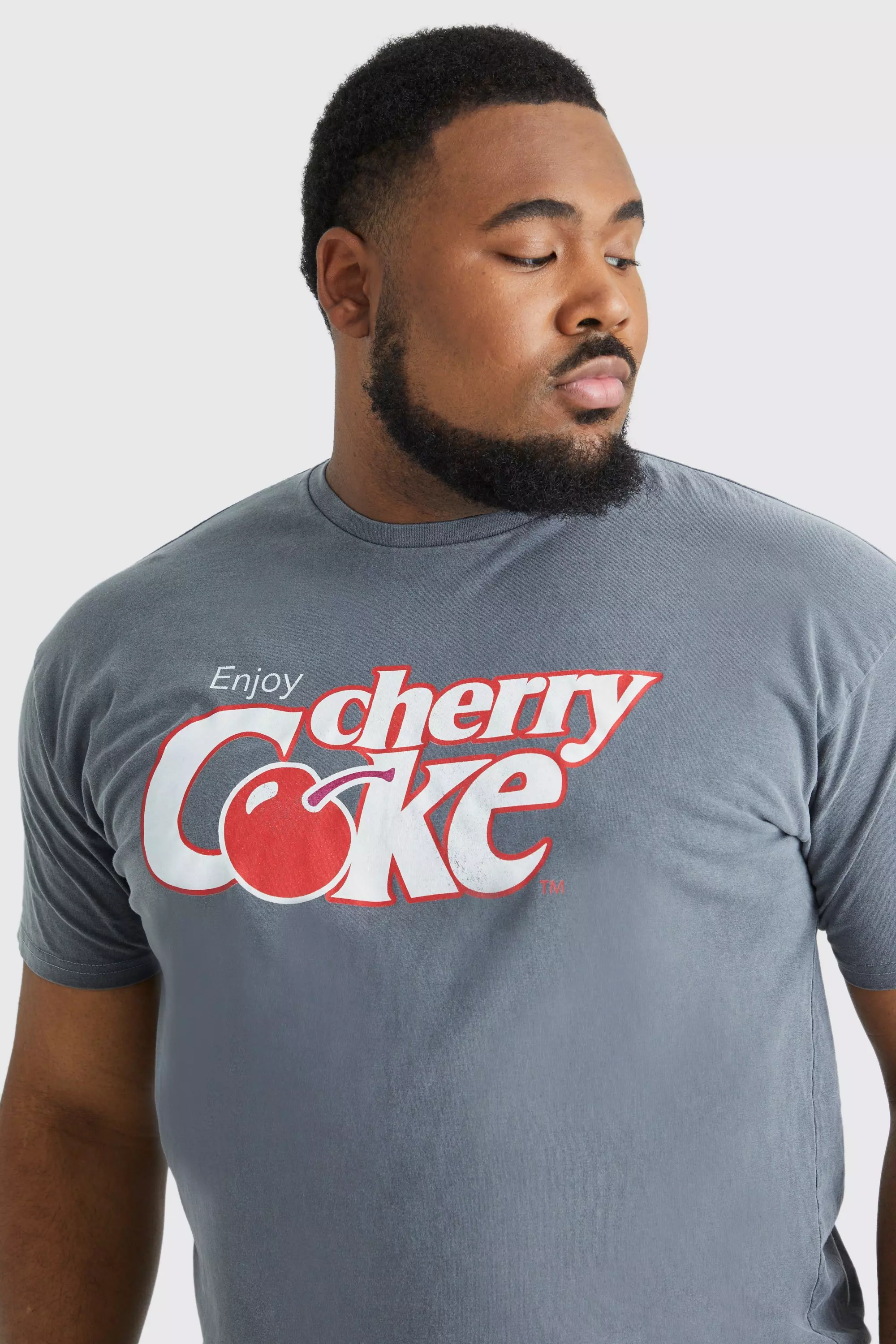 Plus Cherry Coke Wash License T-shirt