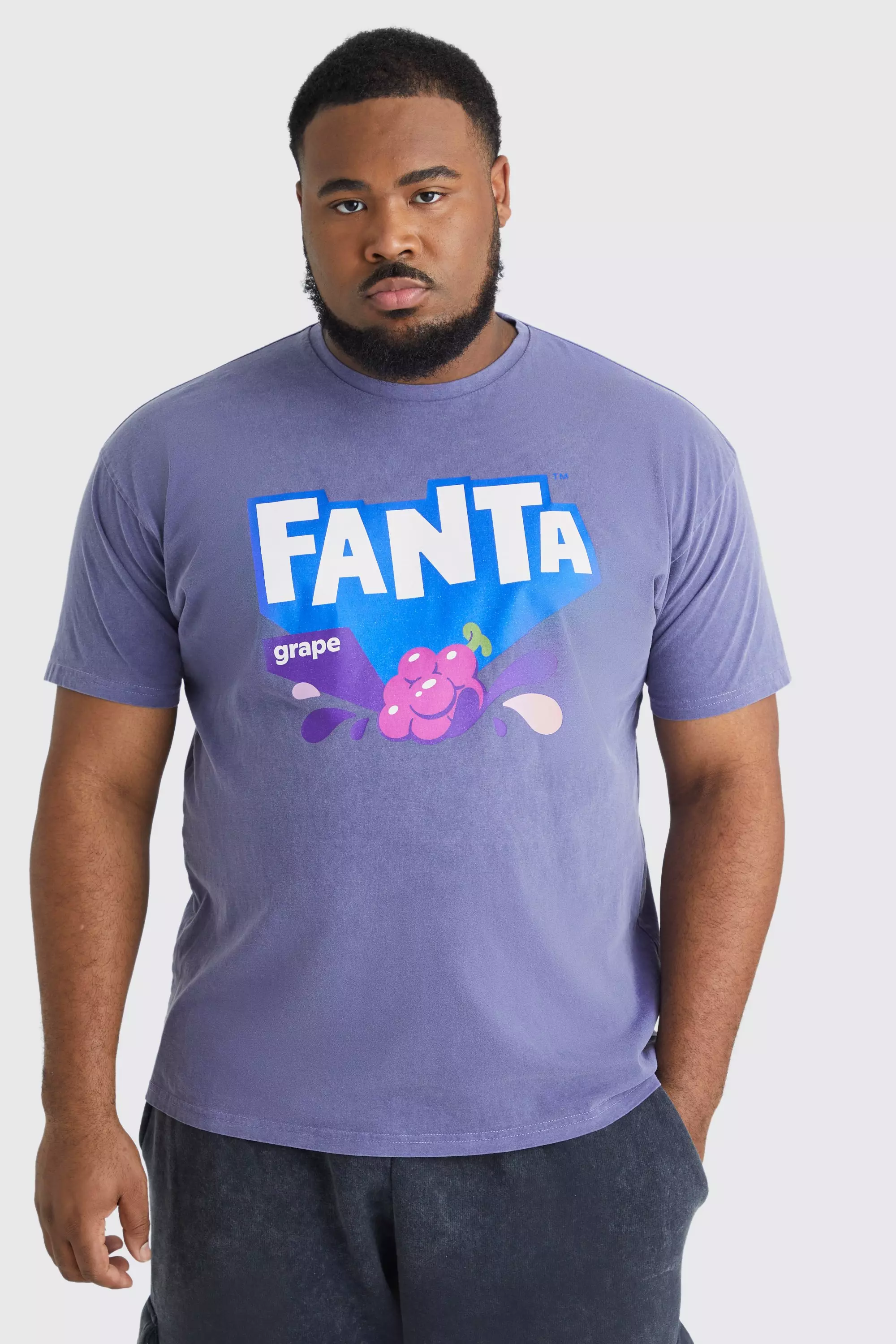 Plus Fanta Grape Wash License T shirt