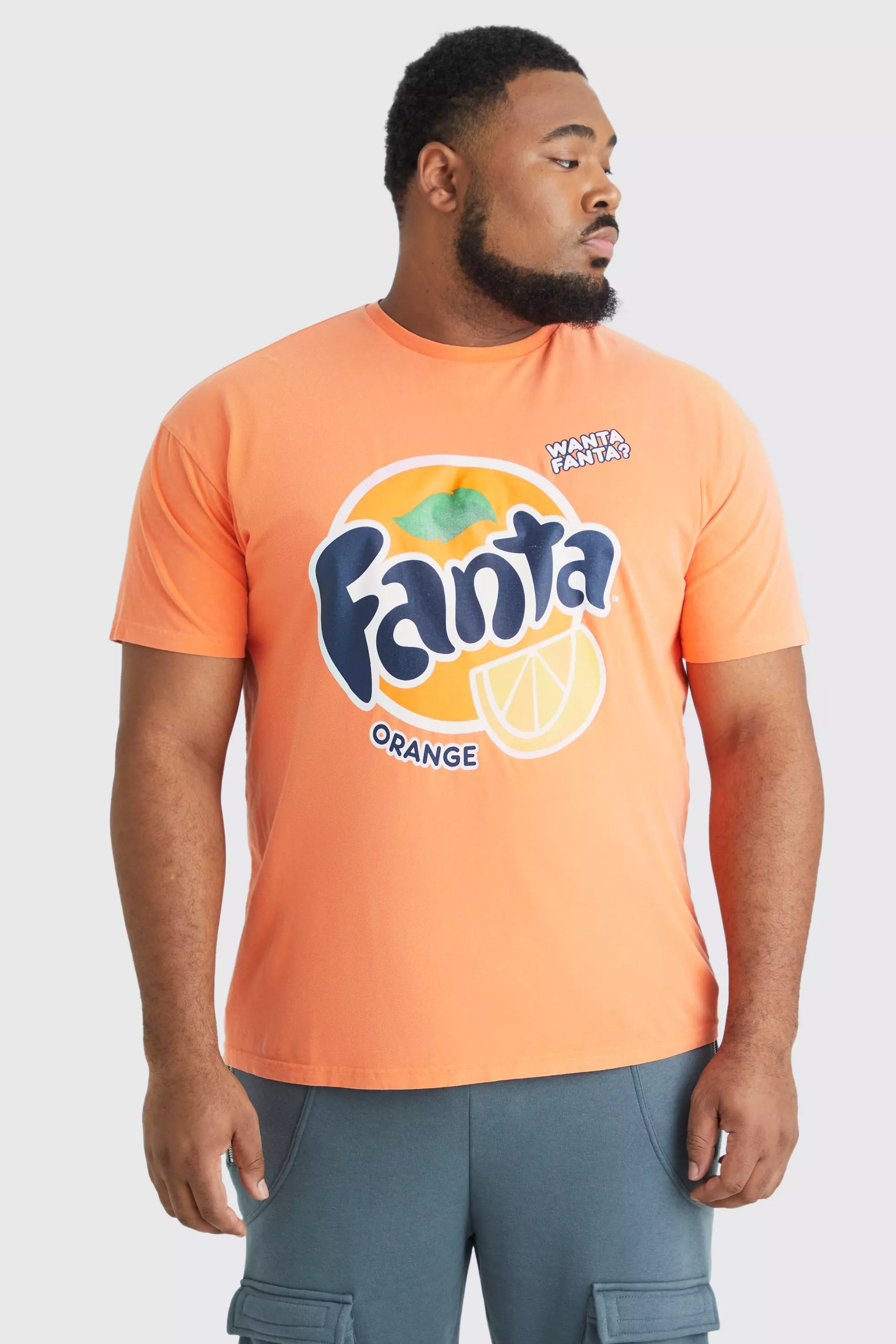 Orange fanta sale shirt