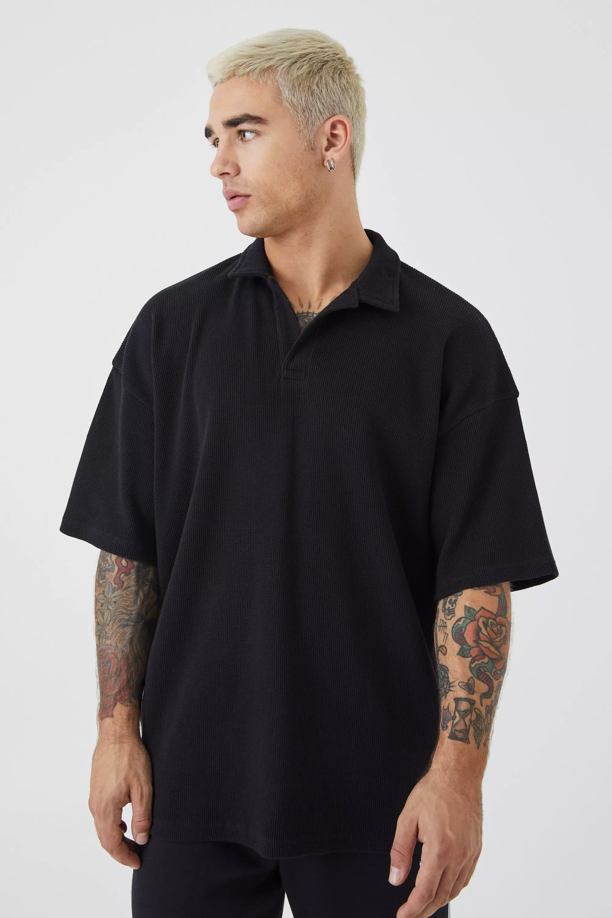 Oversized polo clearance shirt mens