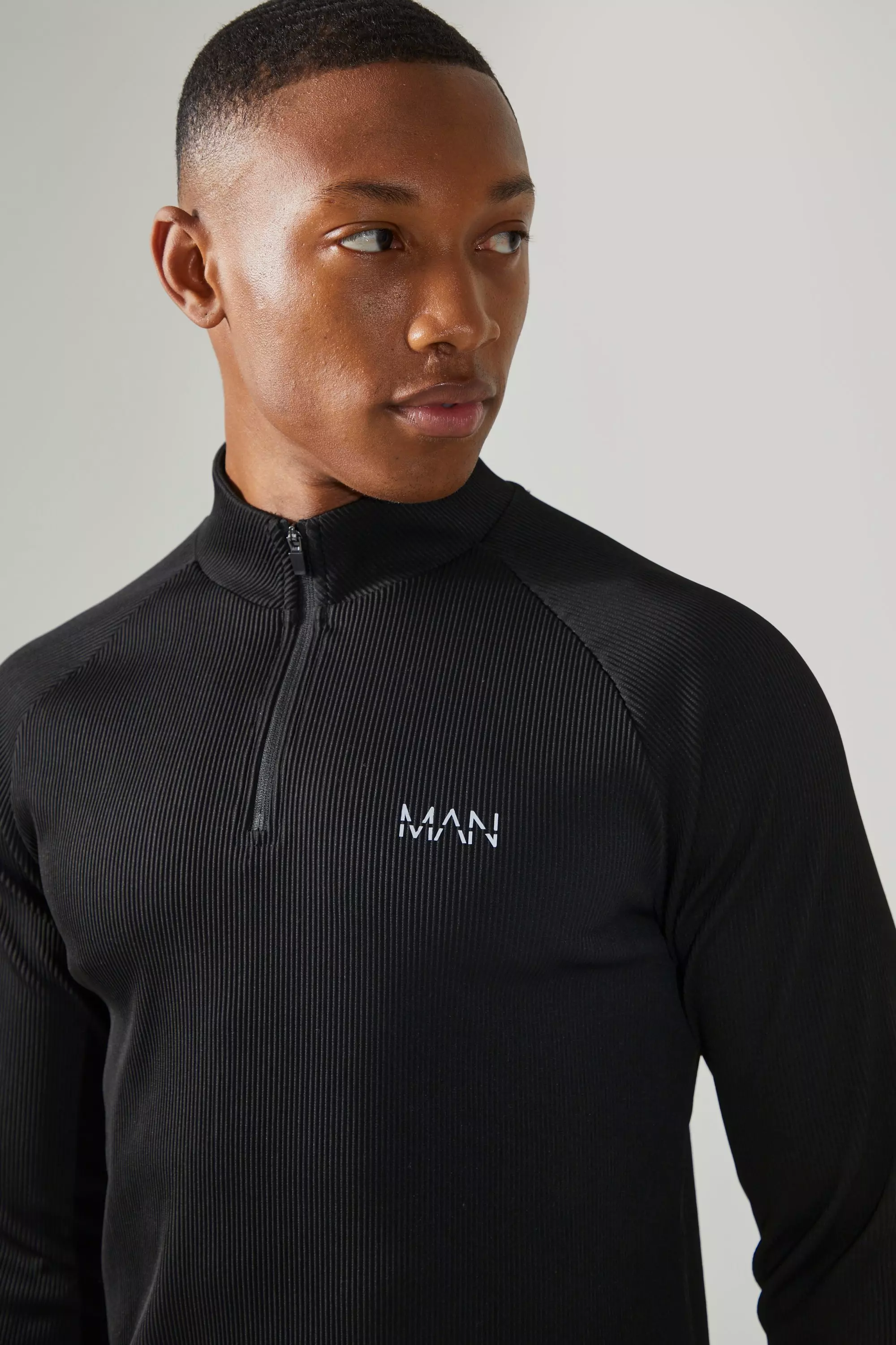 Boohooman best sale quarter zip