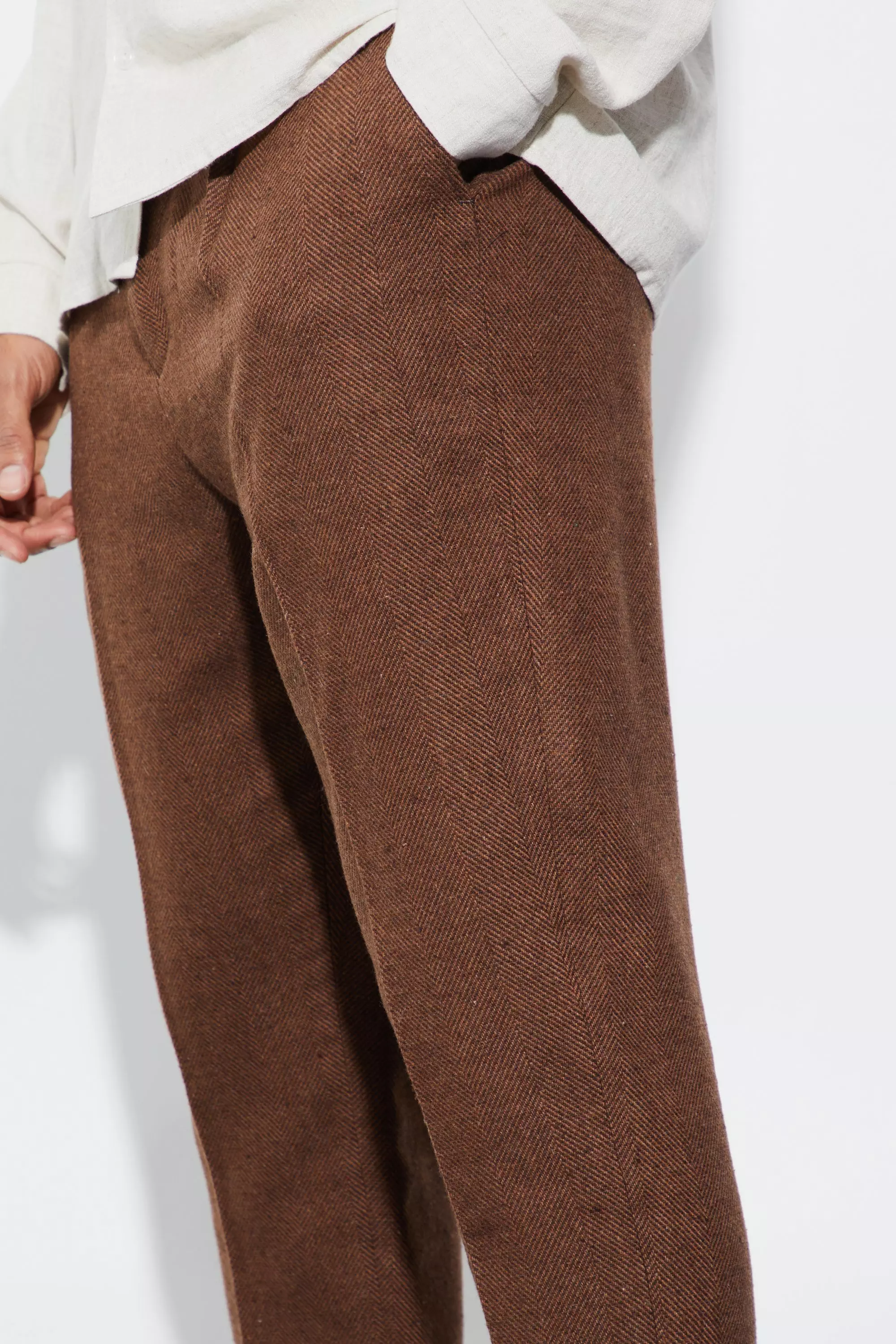 Tapered fit 2024 formal trousers