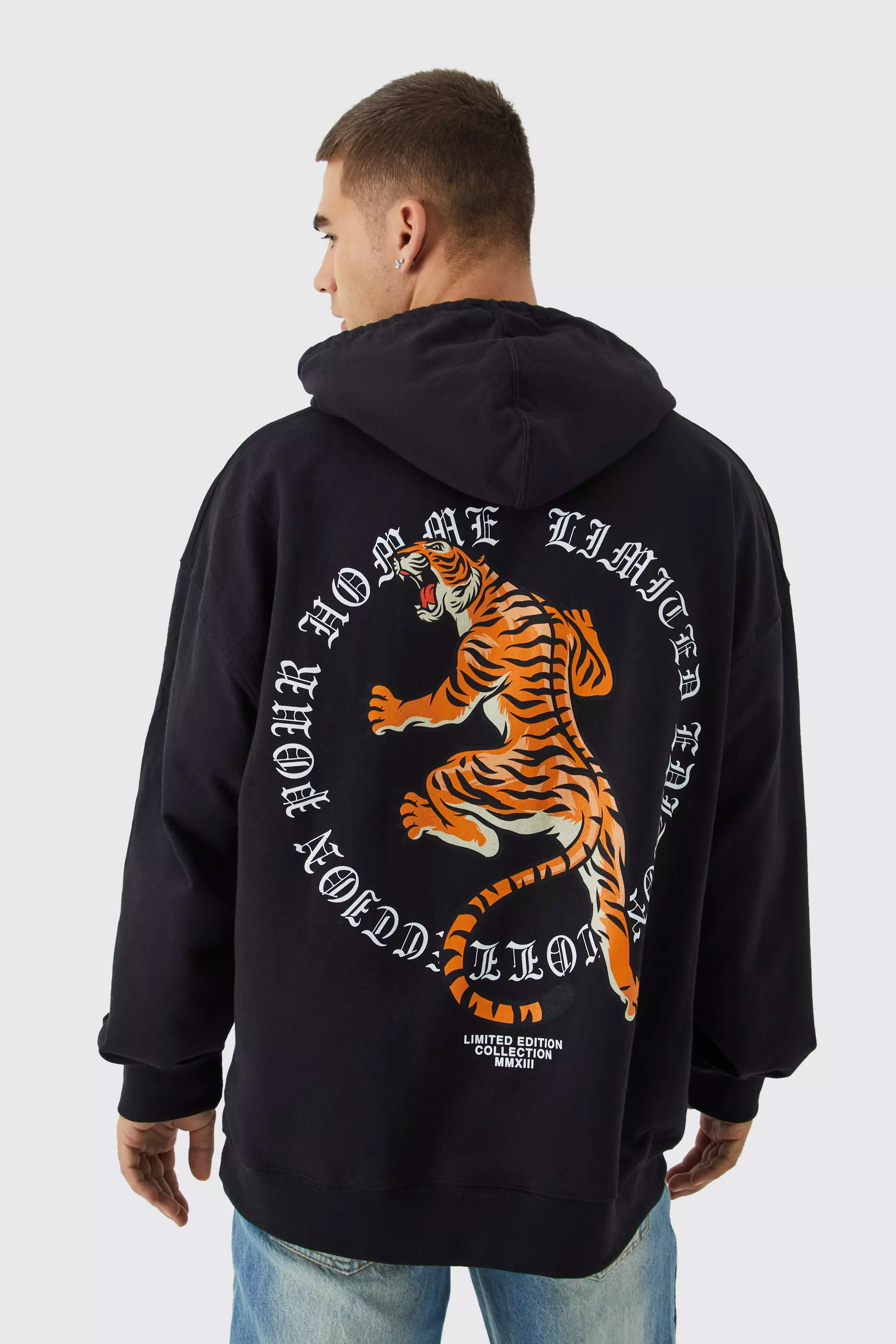 Thrasher tiger sale stripe hoodie