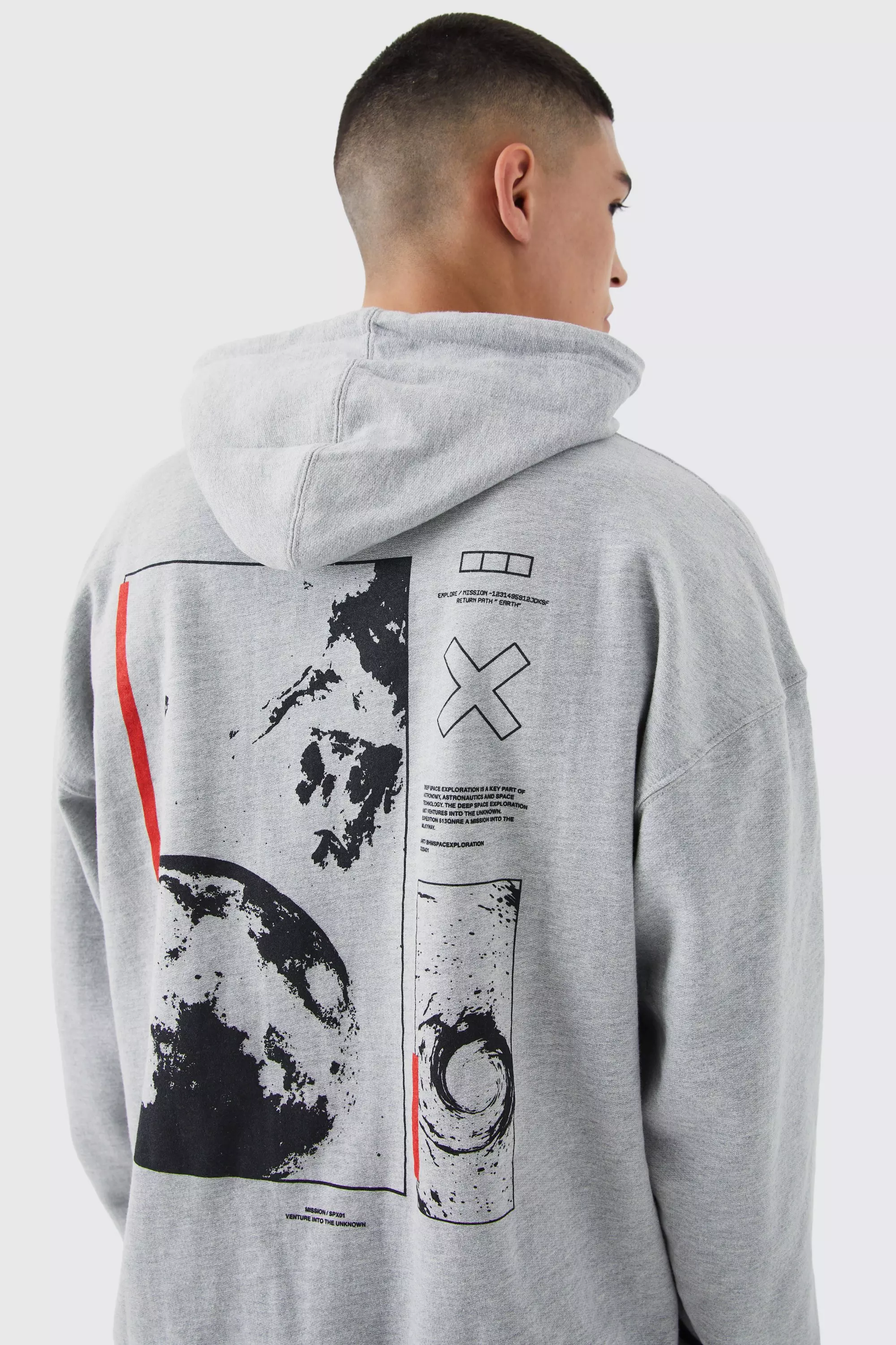 Space 2024 print hoodie