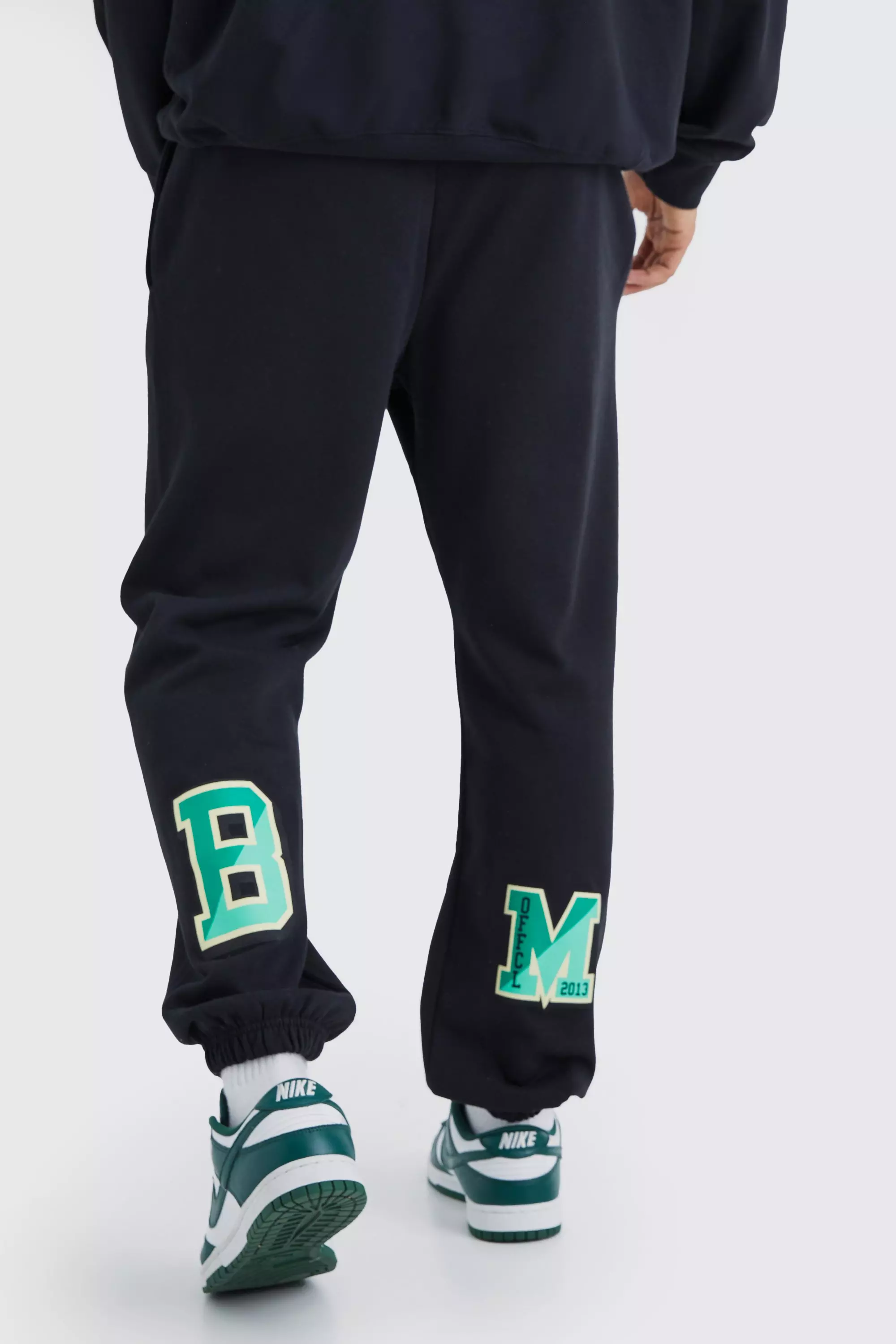 Oversized Varsity Graphic Jogger