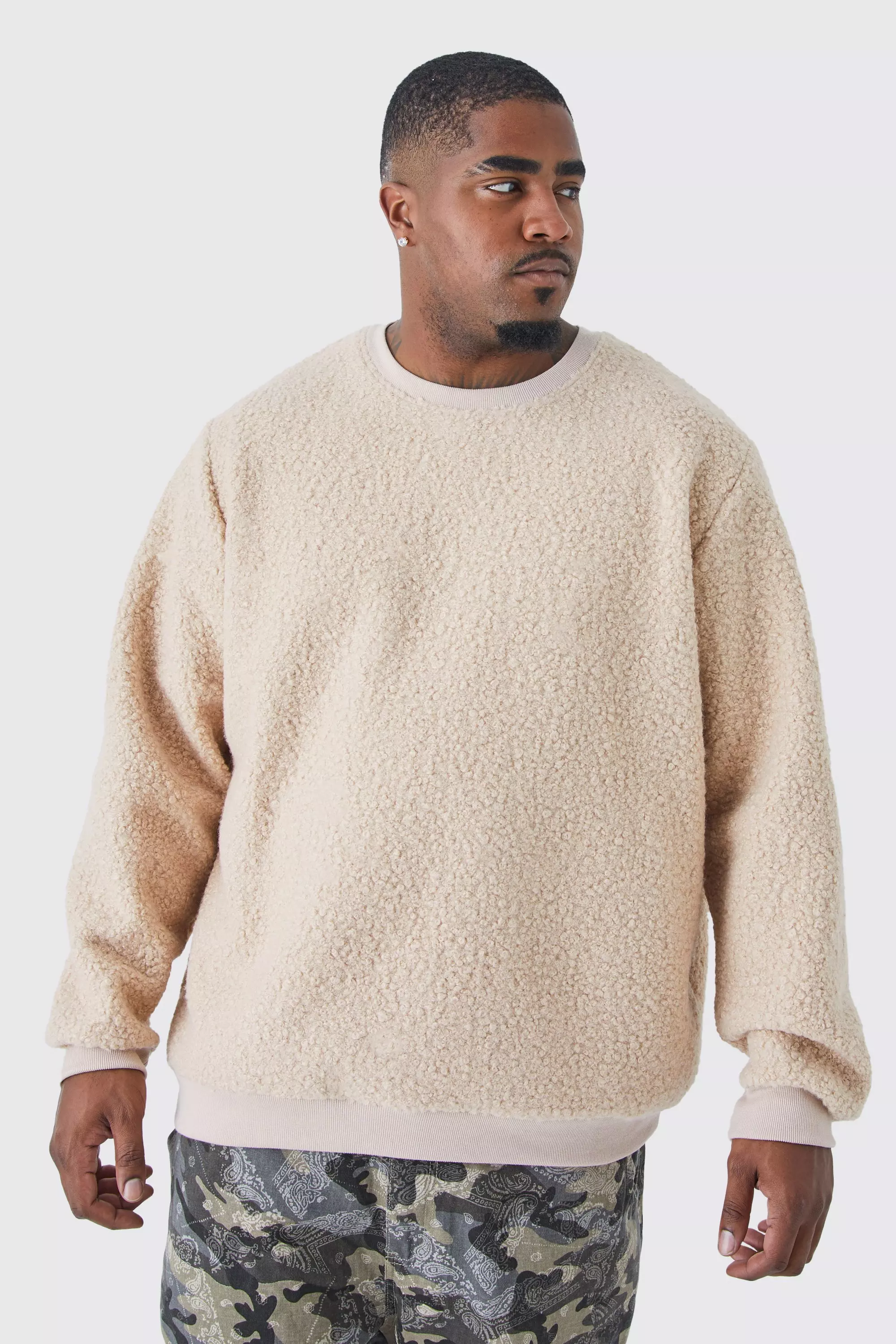 Plus Boucle Borg Sweatshirt