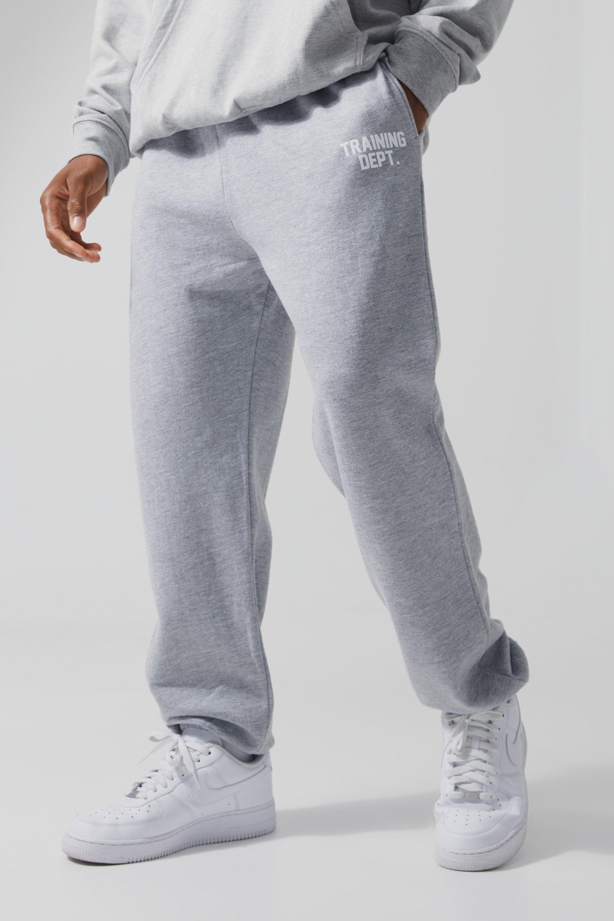 Image of Pantaloni tuta oversize Man Active Training Dept, Grigio