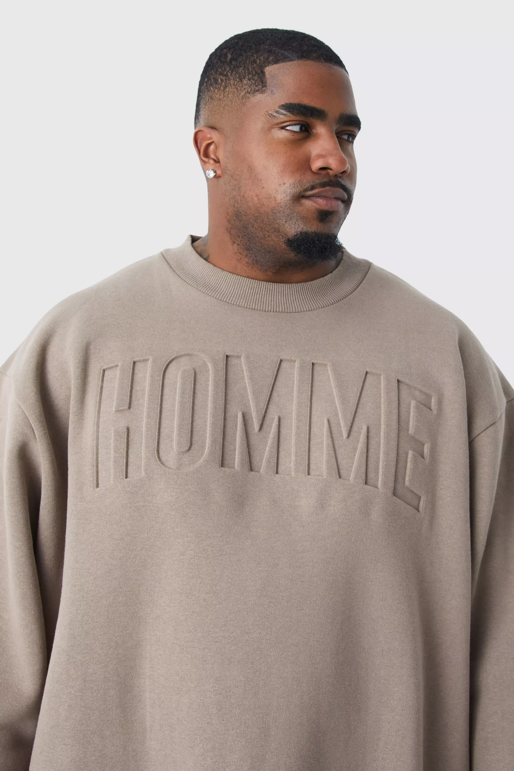 Sweat shirt homme discount oversize