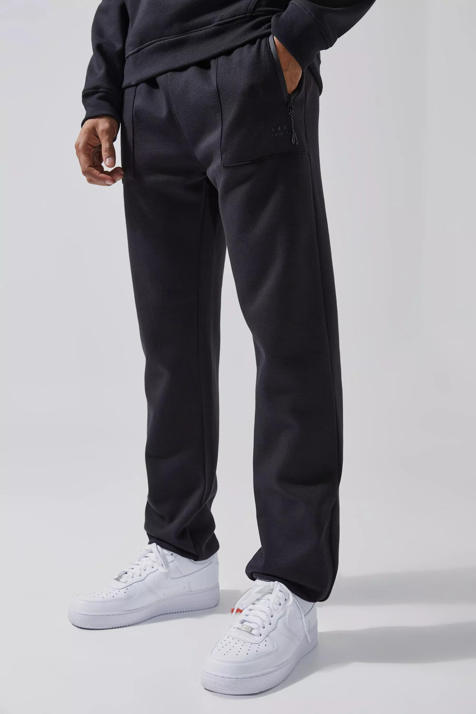 Zip outlet hem joggers