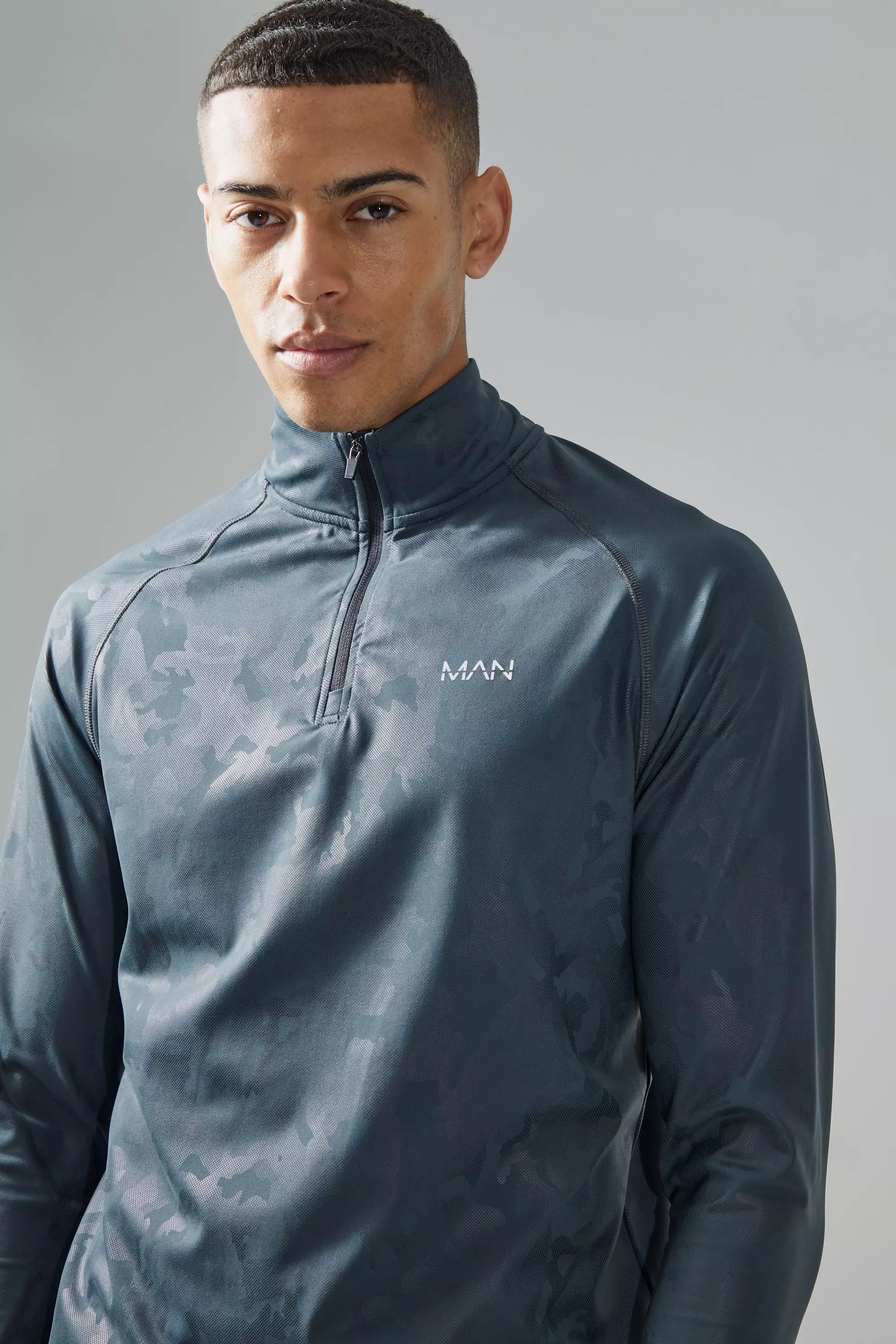 Boohooman best sale quarter zip