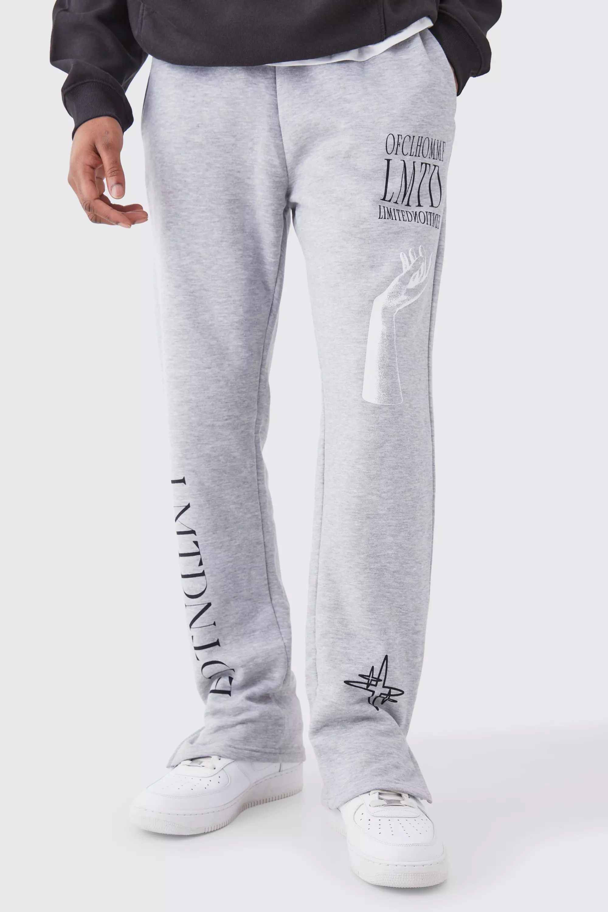 Tall Regular Fit Multi Graphic Joggers