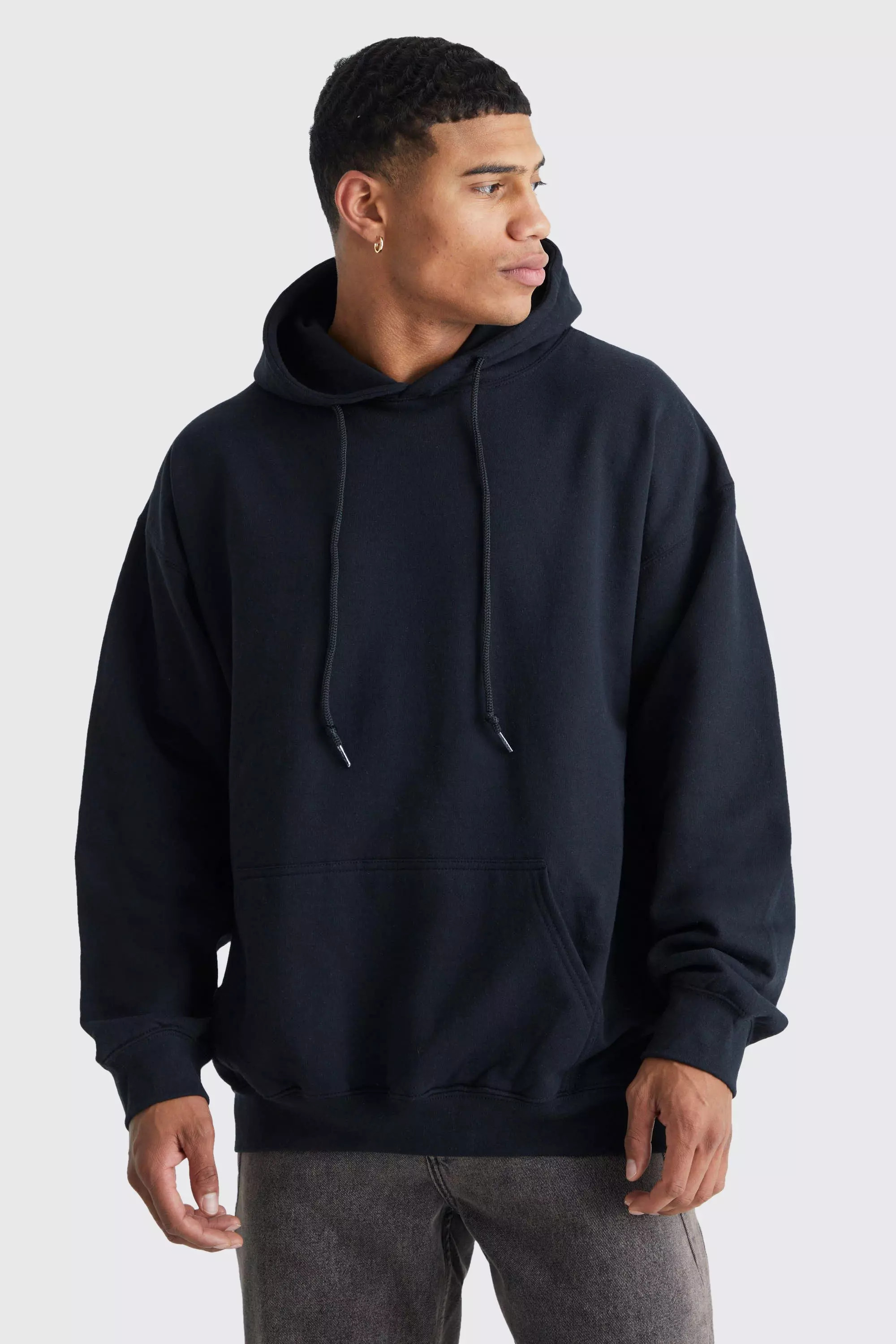 Oversized Pour Homme Graphic Hoodie boohooMAN USA