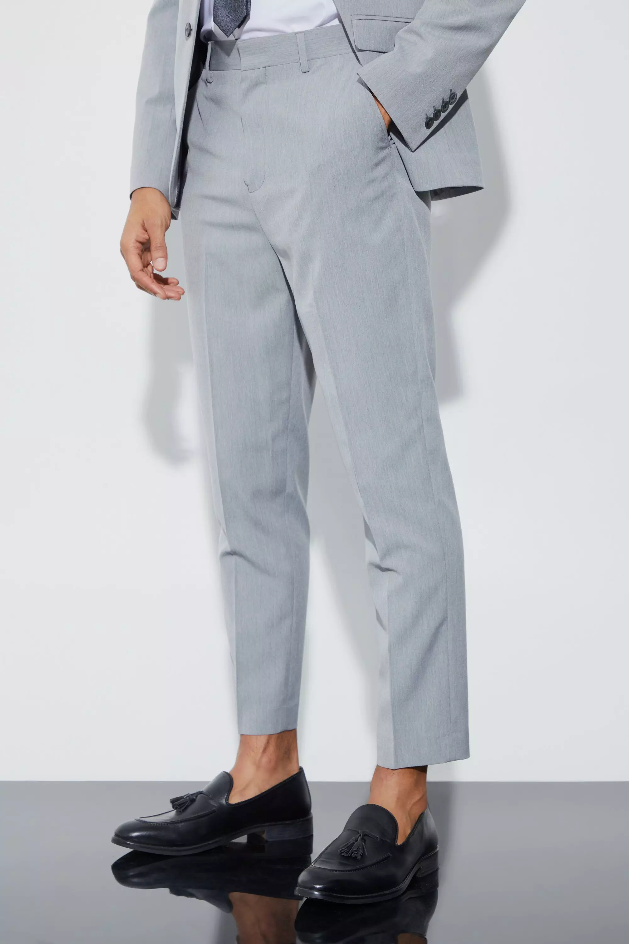 High-Rise Tapered Cropped Pant